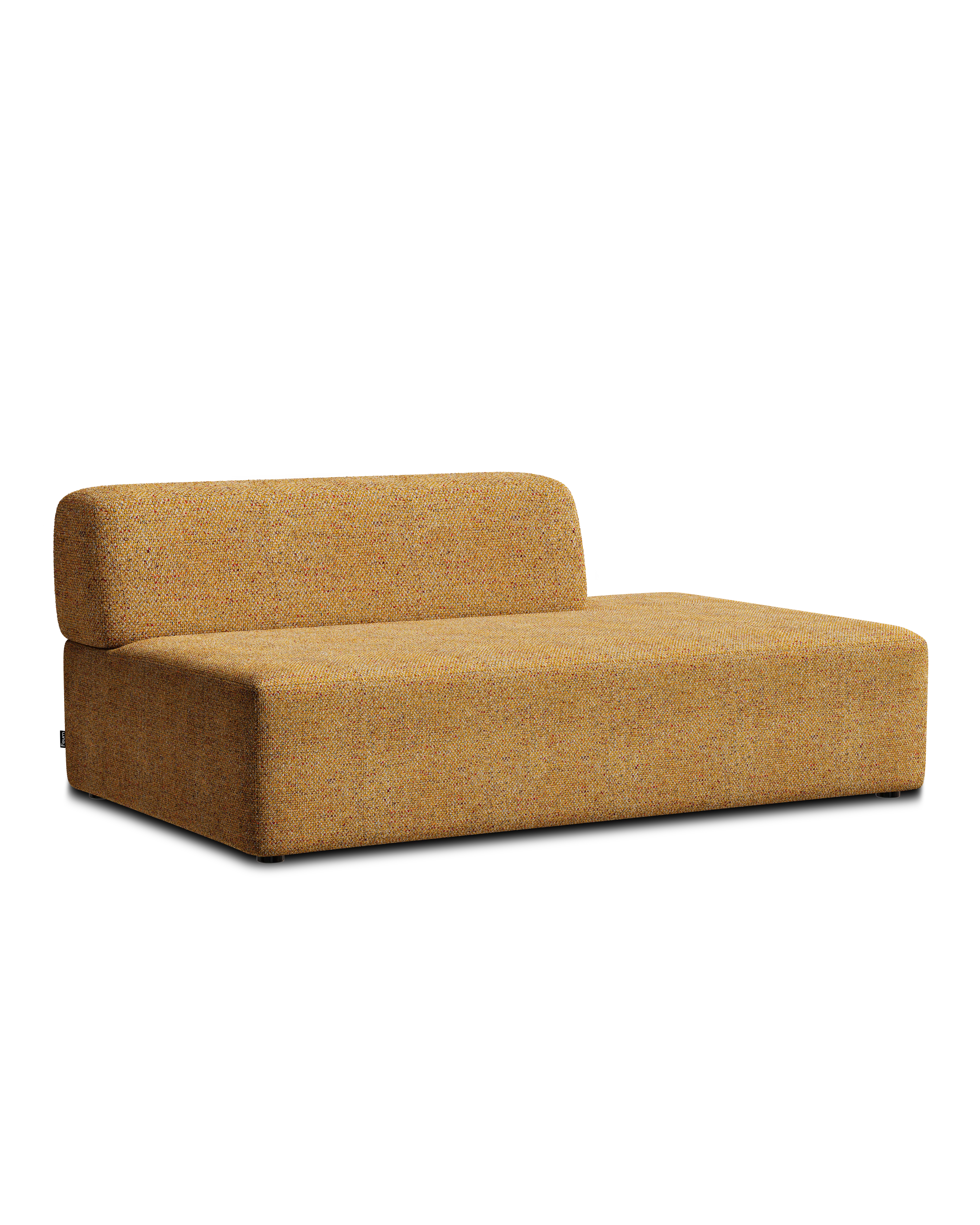 Sofa modułowa UMI - element otwarty prawostronny jesienny pomarańczowy - Image 4
