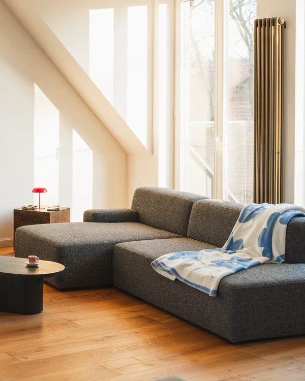 Sofa modułowa UMI - element otwarty lewostronny kamienna czerń - Image 2