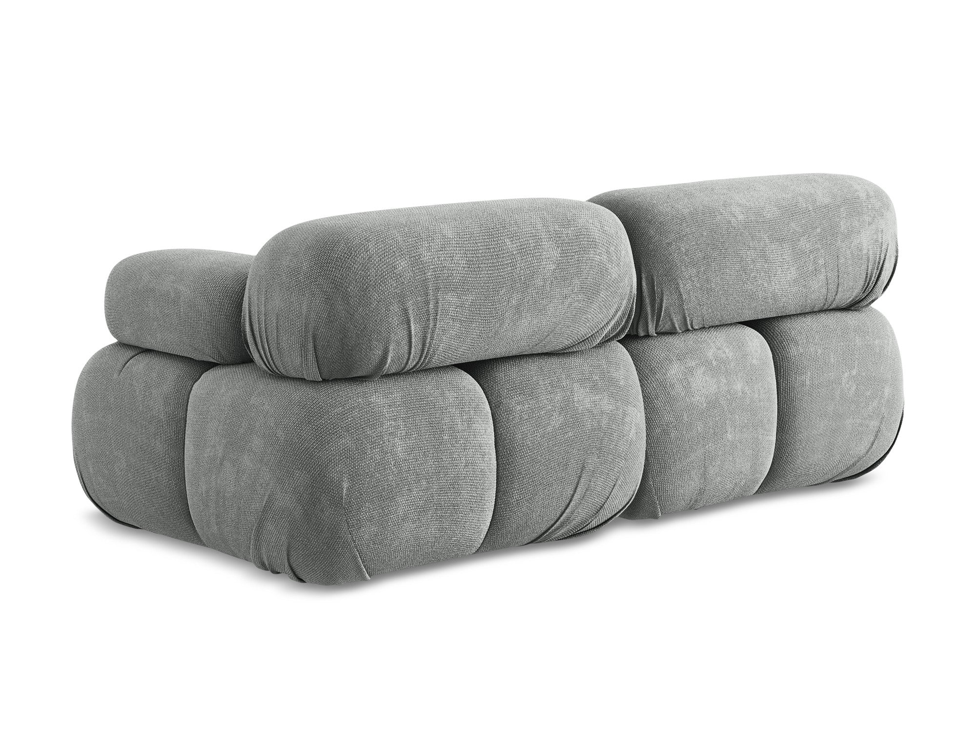 Sofa modułowa 2-osobowa LOKUA szary szenil - Image 6