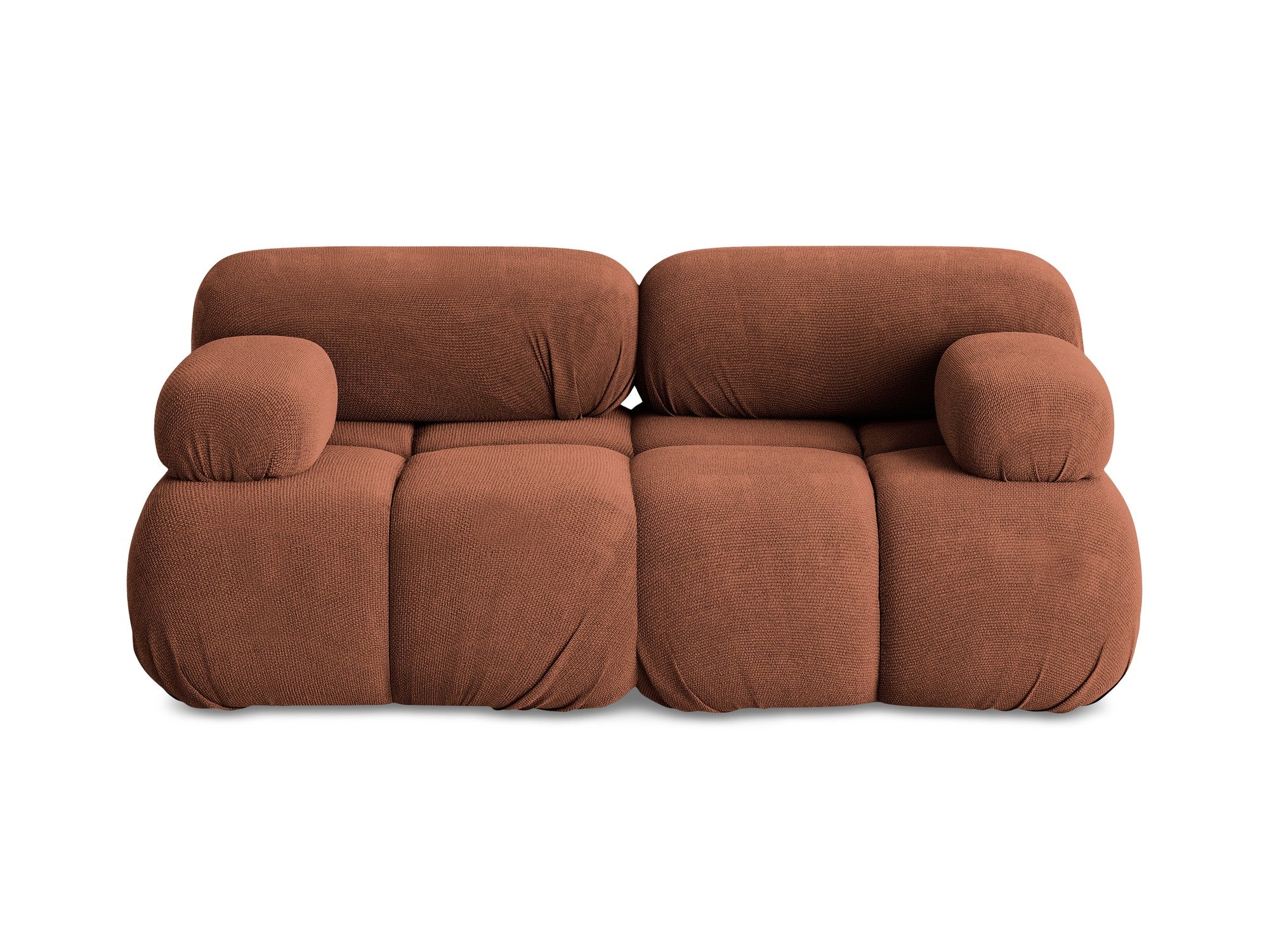Sofa modułowa 2-osobowa LOKUA terakota szenil - Image 3