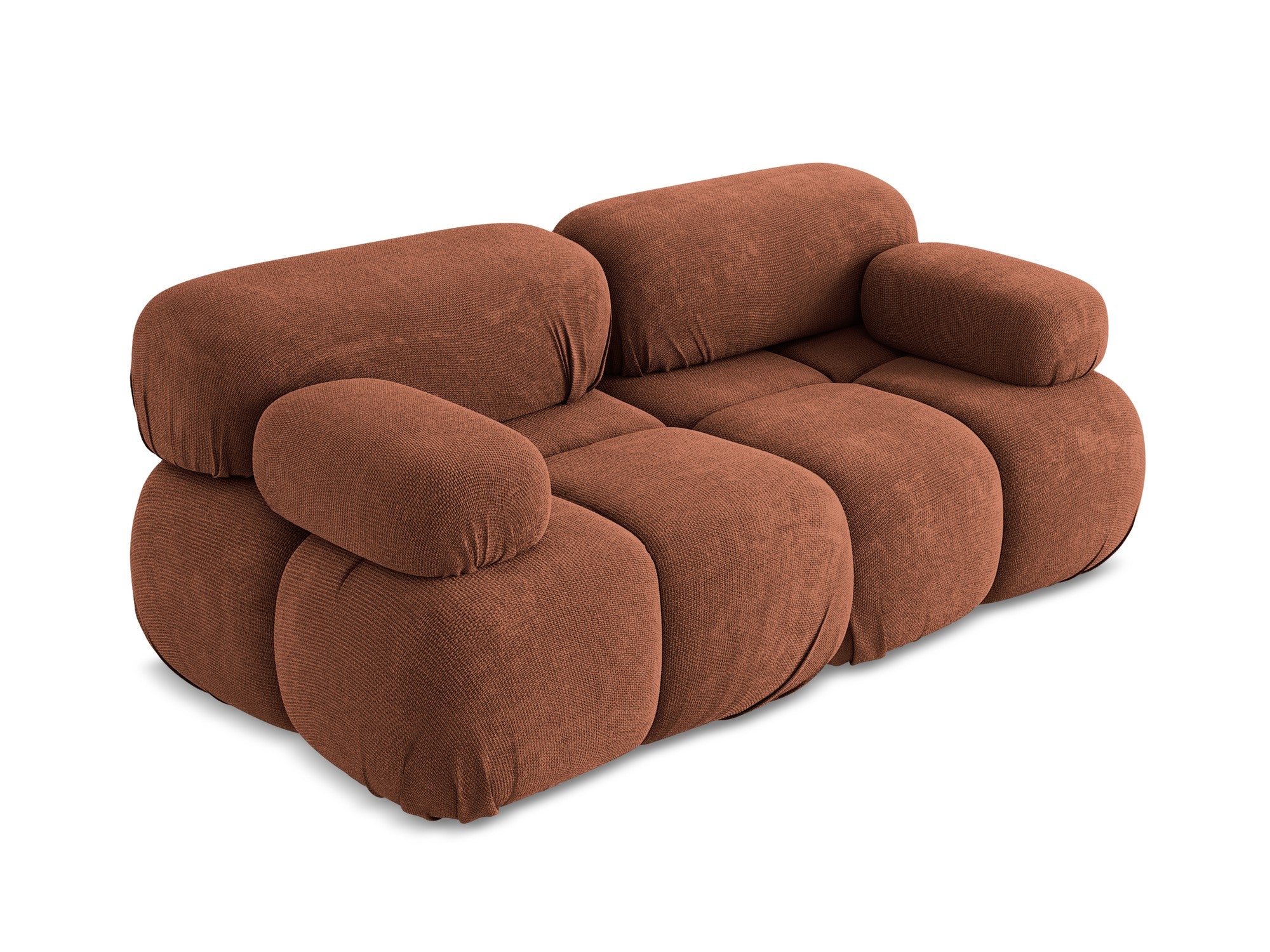 Sofa modułowa 2-osobowa LOKUA terakota szenil - Image 4