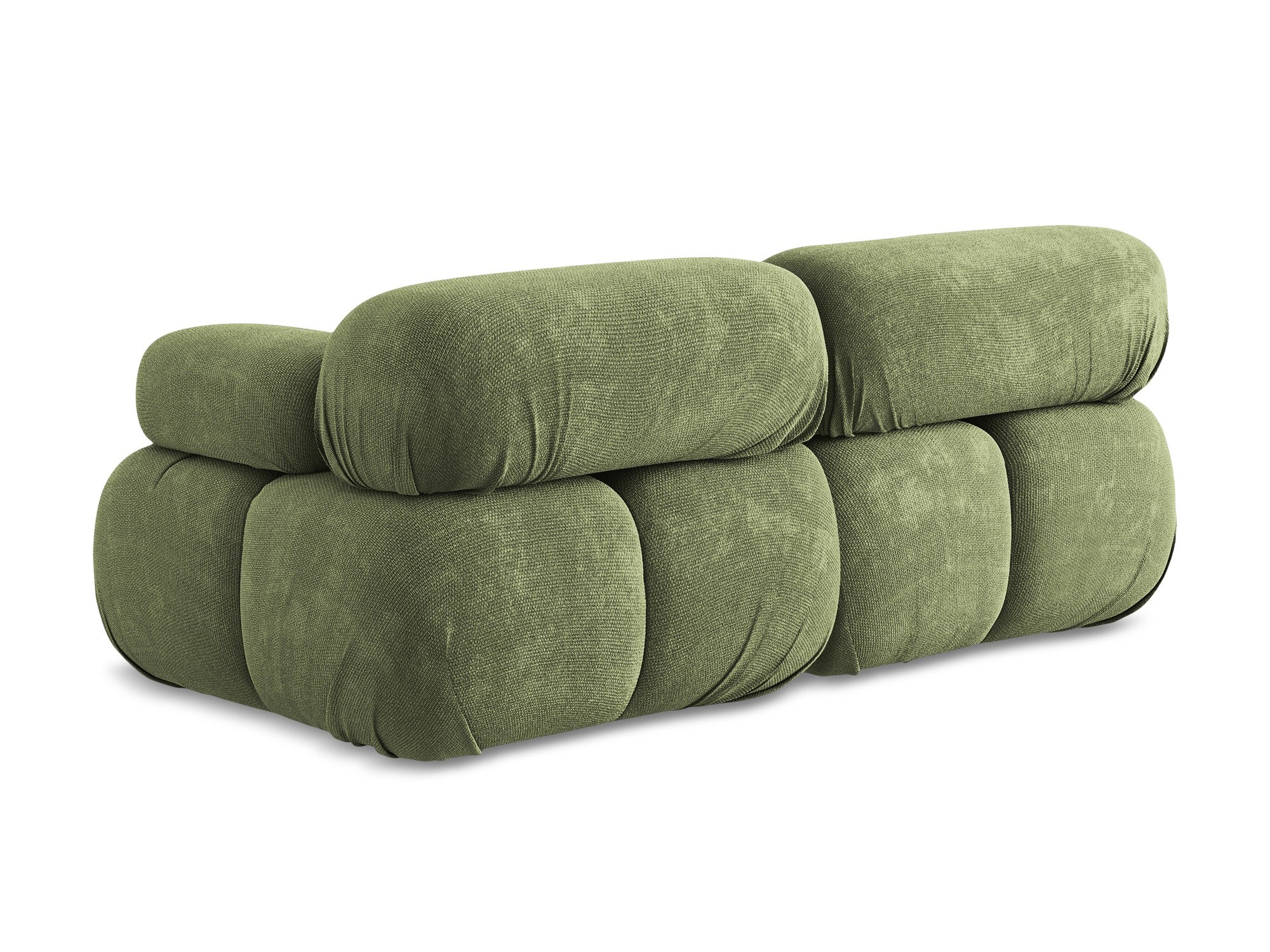 Sofa modułowa 2-osobowa LOKUA zielony szenil - Image 6