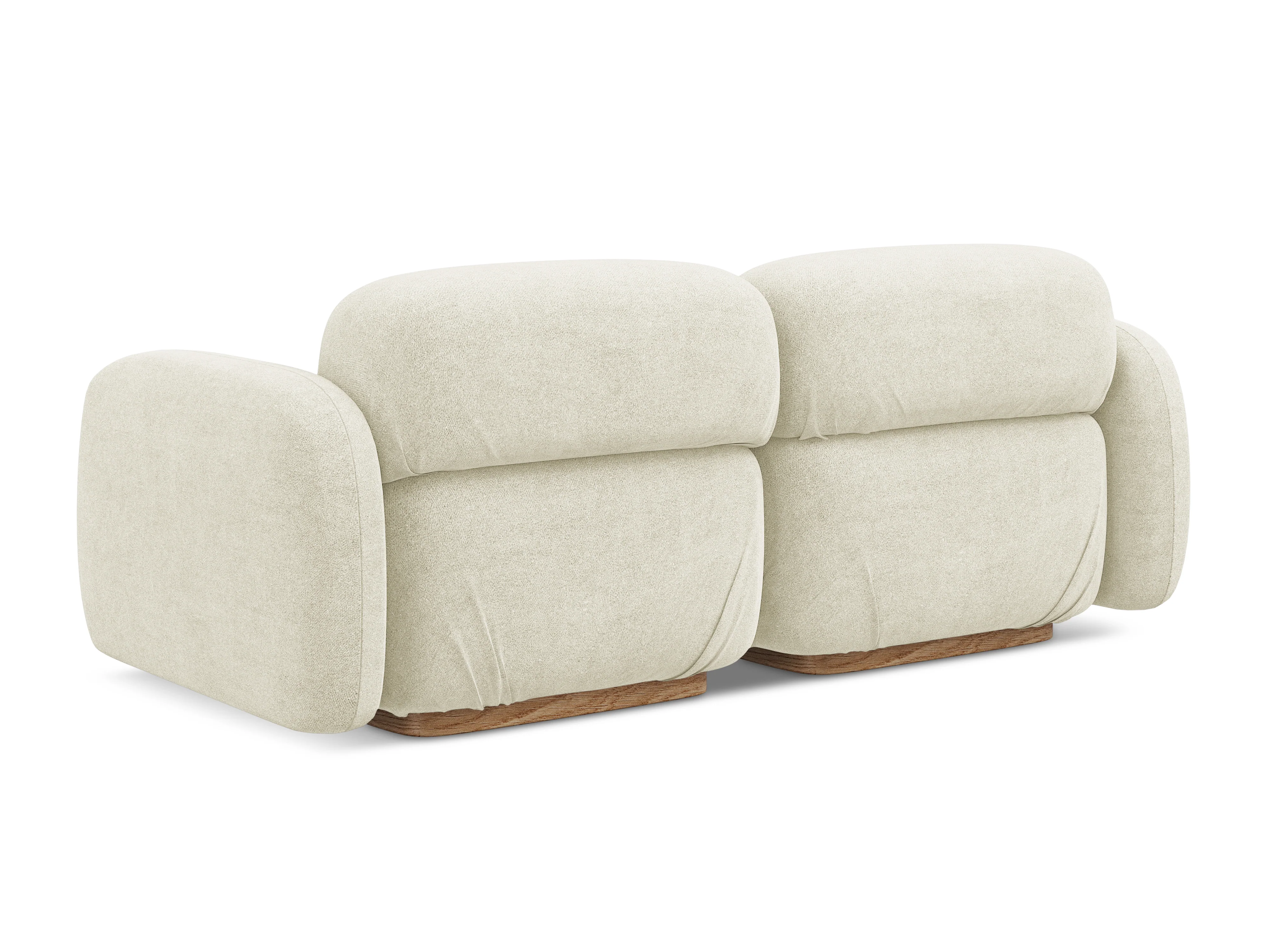 Sofa modułowa 3-osobowa AILANI ecru boucle - Image 5