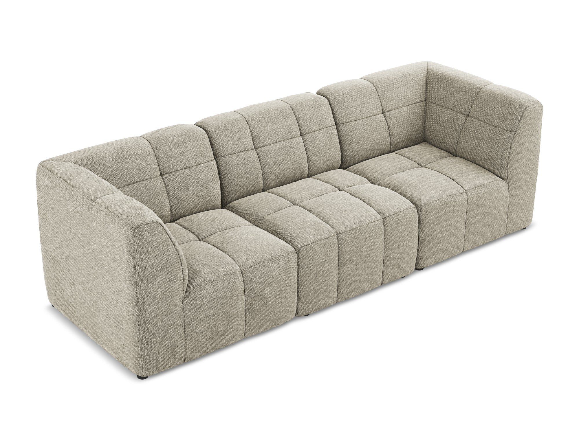 Sofa modułowa 3-osobowa ALOHA taupe boucle - Image 3