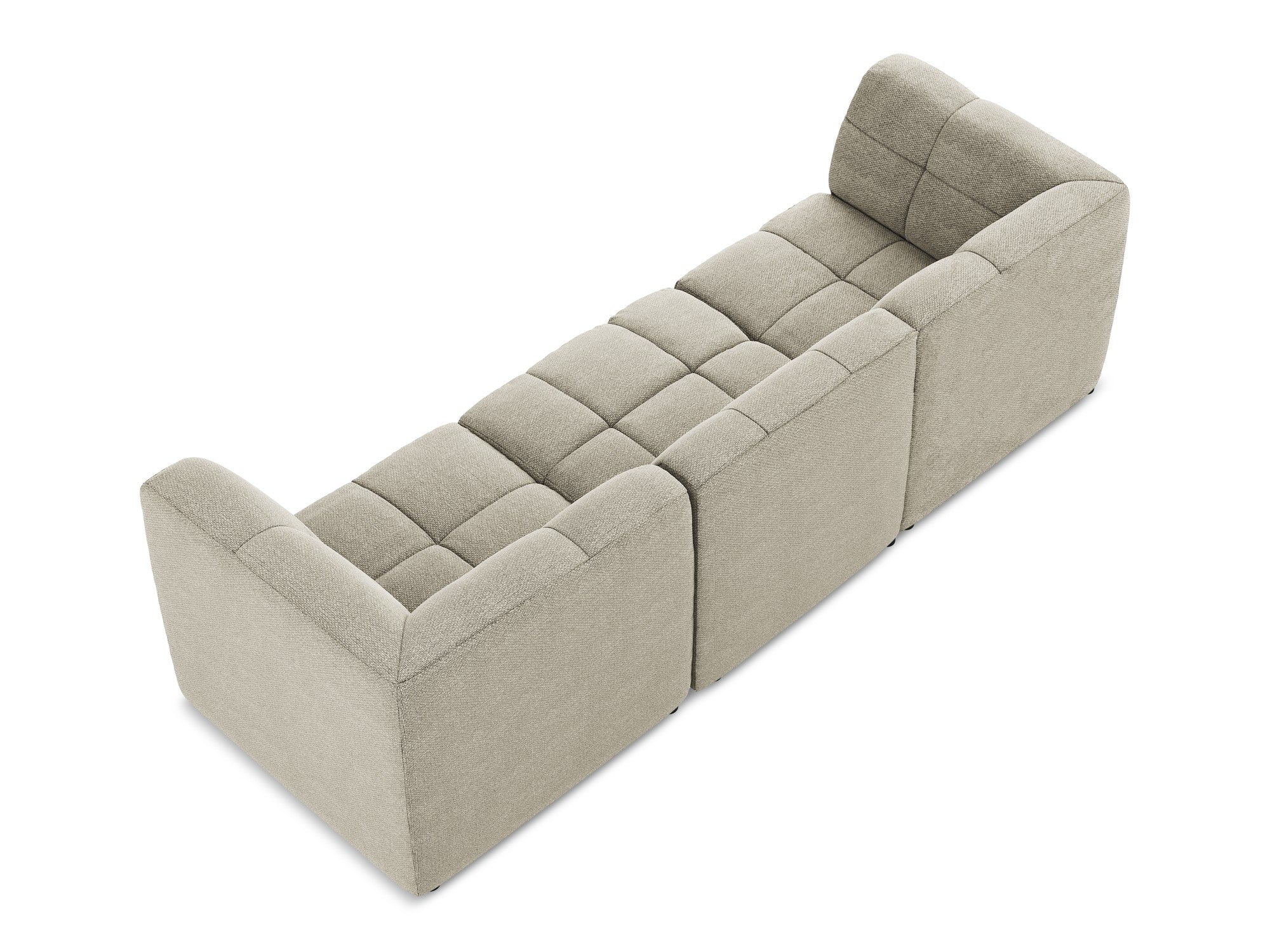 Sofa modułowa 3-osobowa ALOHA taupe boucle - Image 4