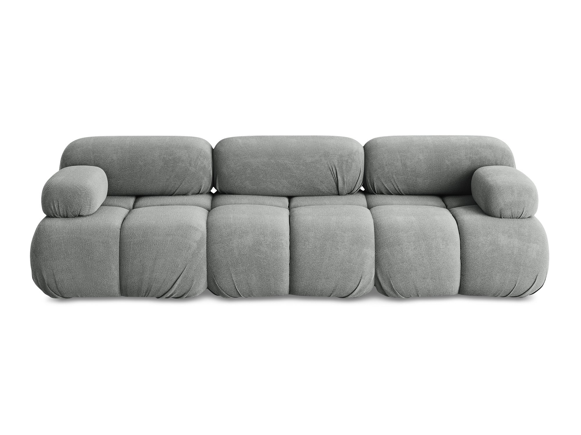 Sofa modułowa 3-osobowa LOKUA szary szenil - Image 3