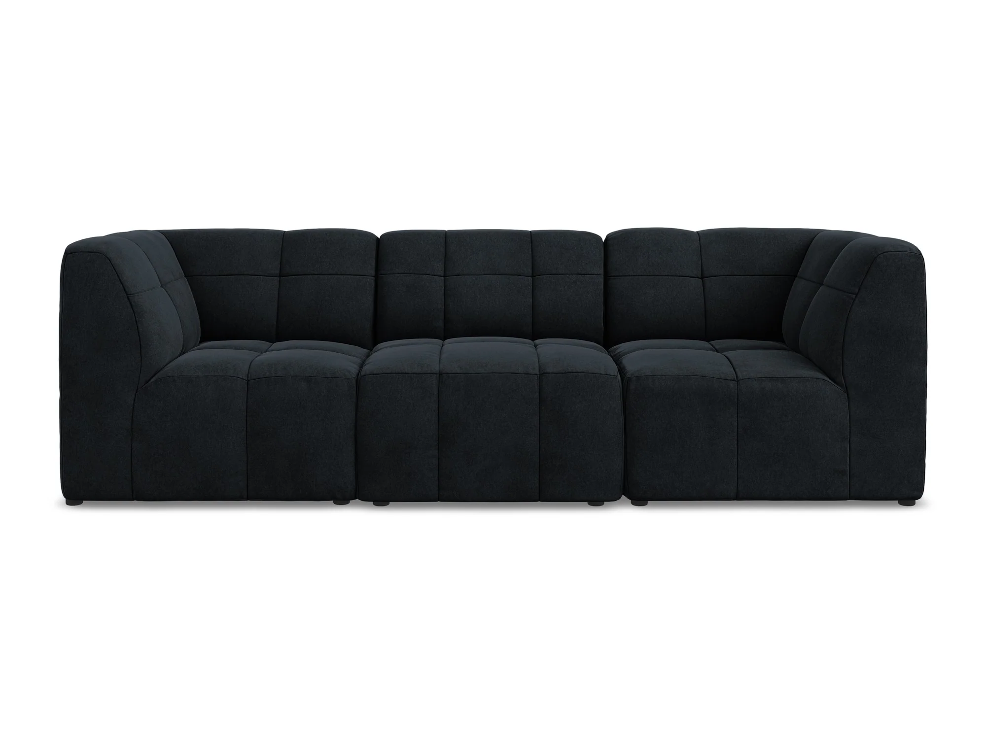 Sofa modułowa aksamitna 3-osobowa ALOHA granat królewski - Image 4