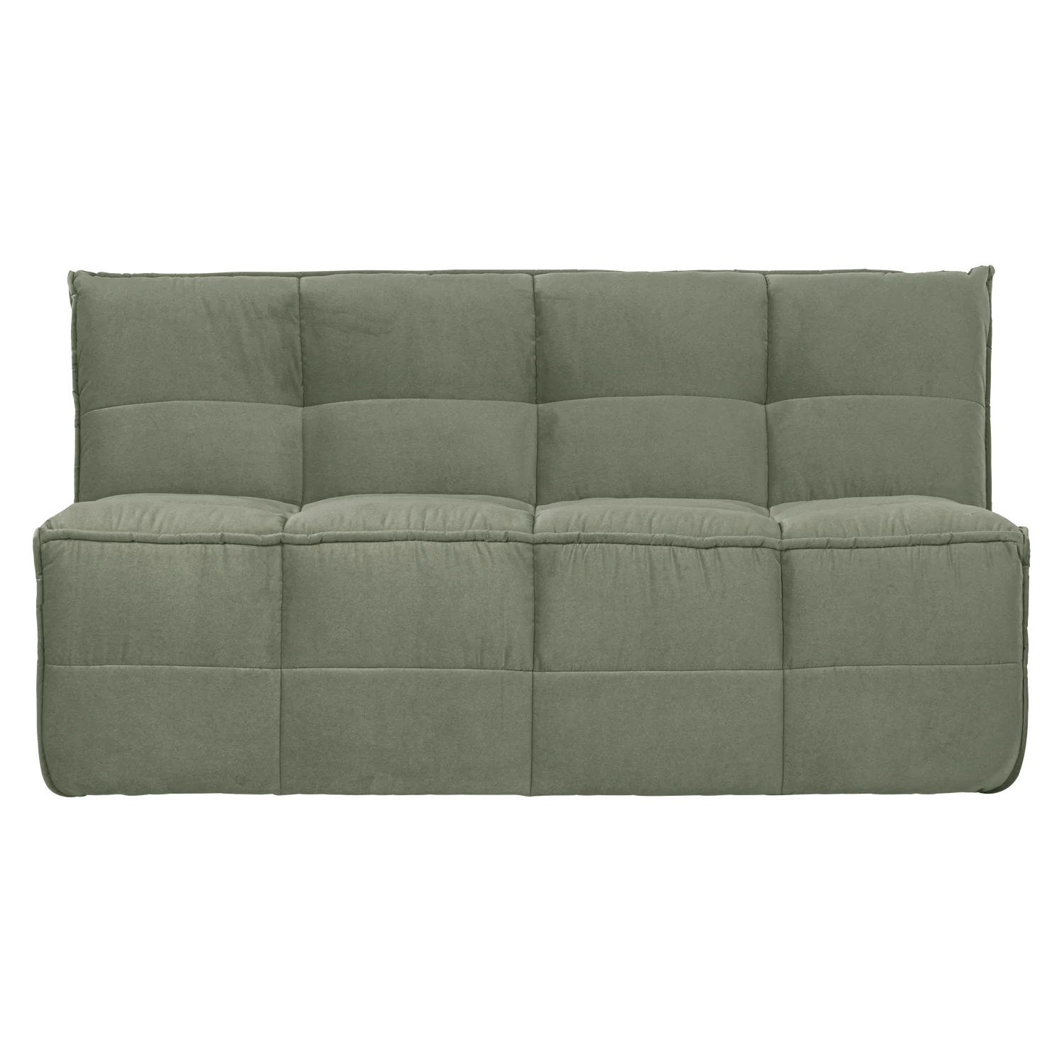 Sofa aksamitna CLUSTER BENCH - moduł 3-osobowy pistacjowy - Image 3