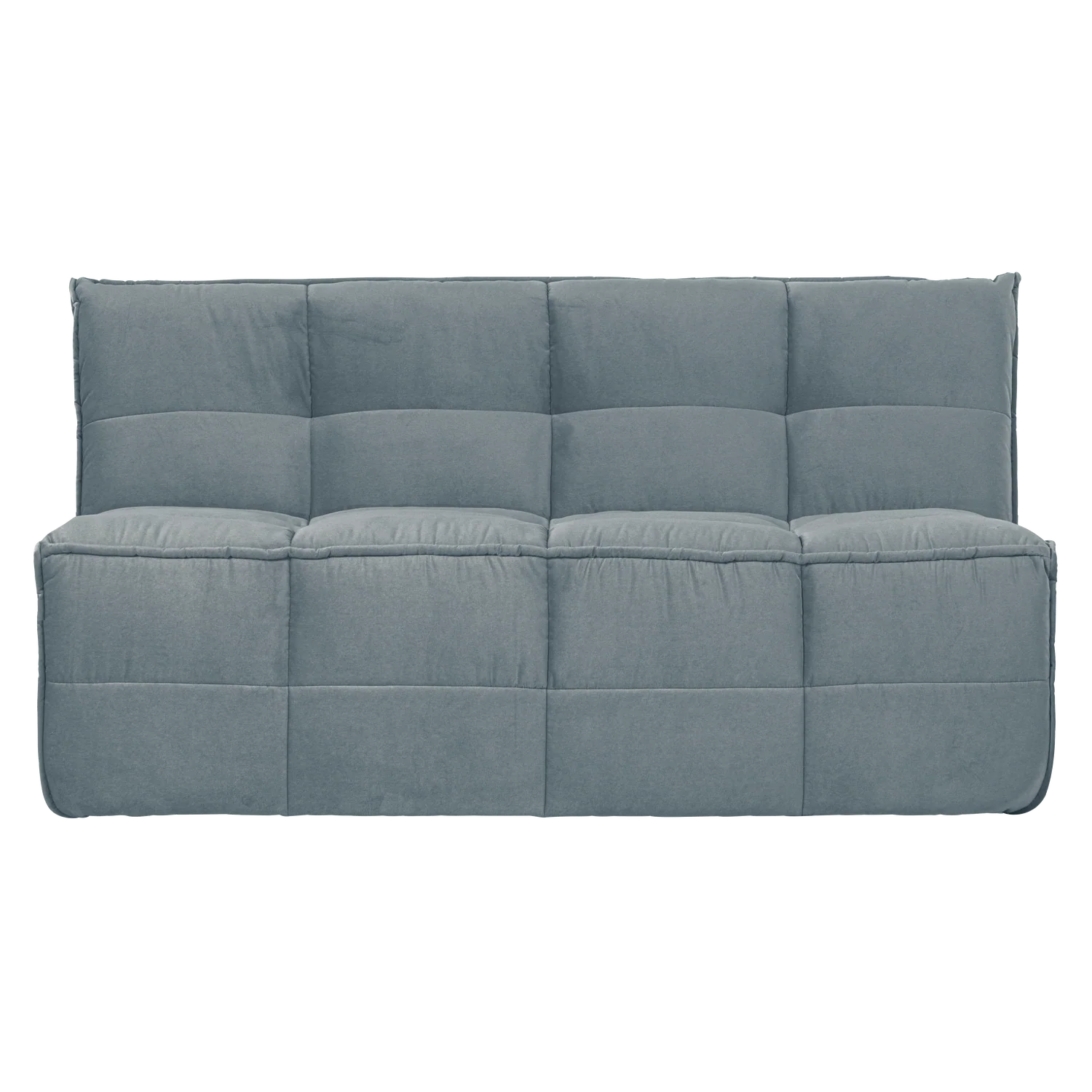 Sofa aksamitna CLUSTER BENCH - moduł 3-osobowy turkusowy - Image 3