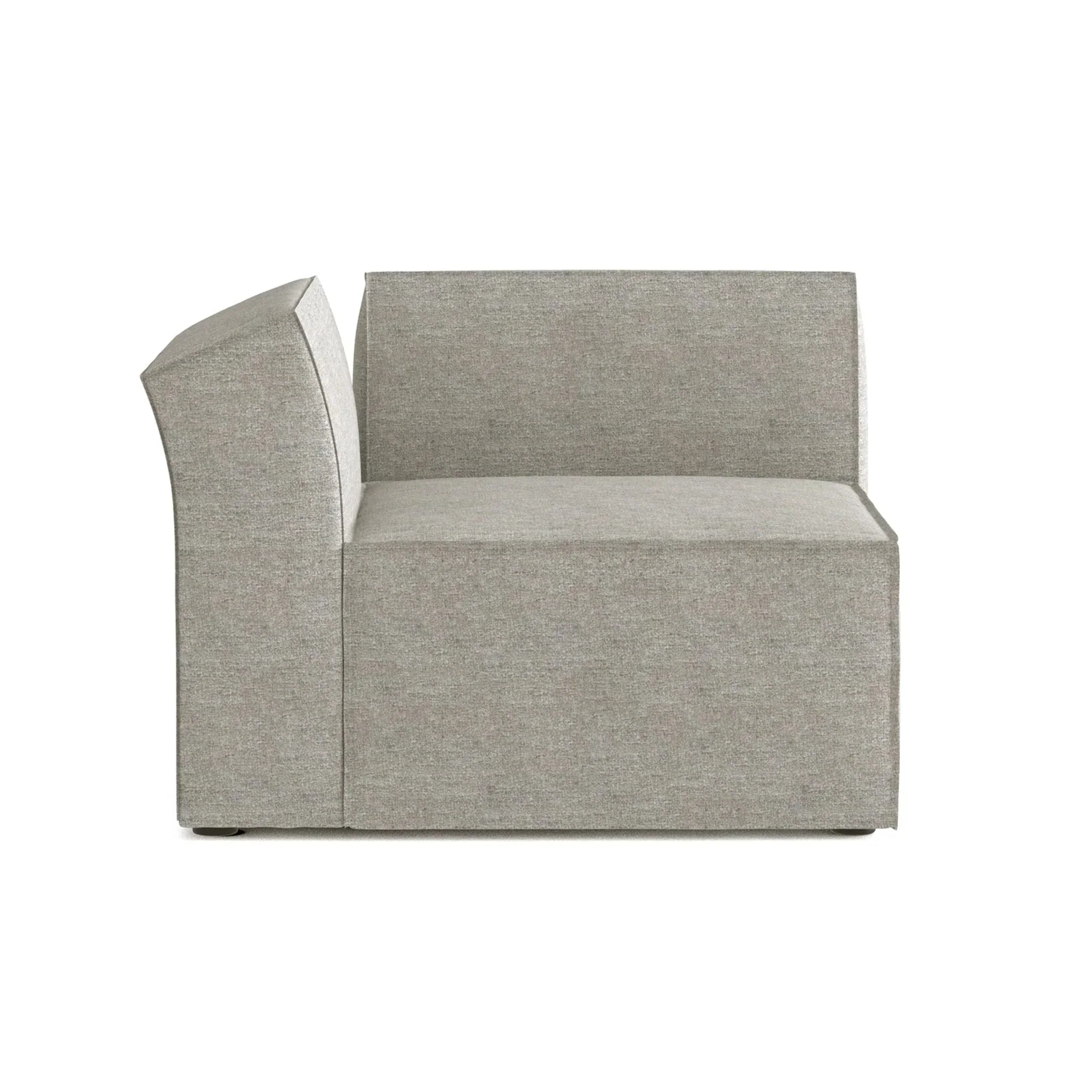 Sofa modułowa ANDO - moduł lewostronny jasnoszary