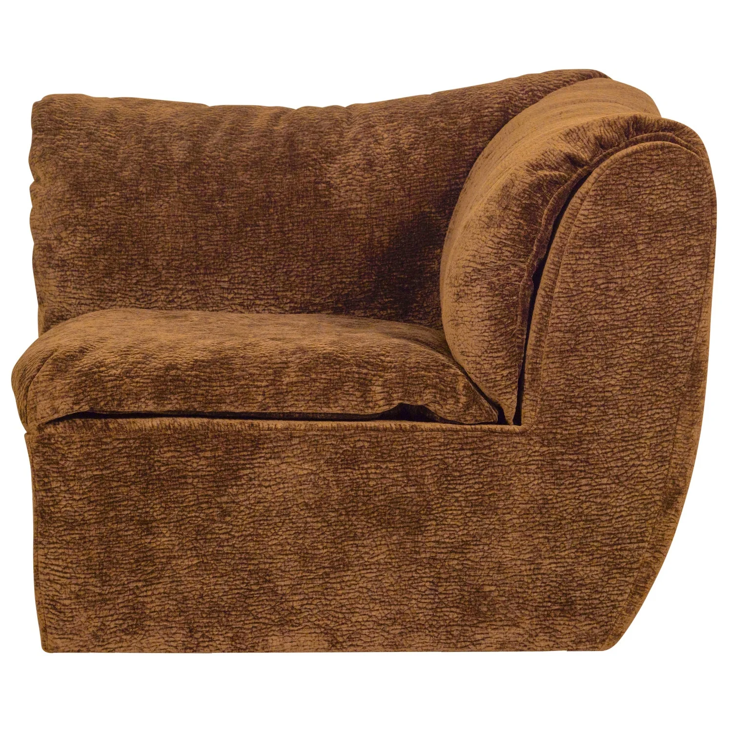Sofa modułowa BAGGY 3D - element narożny brązowy - Image 3