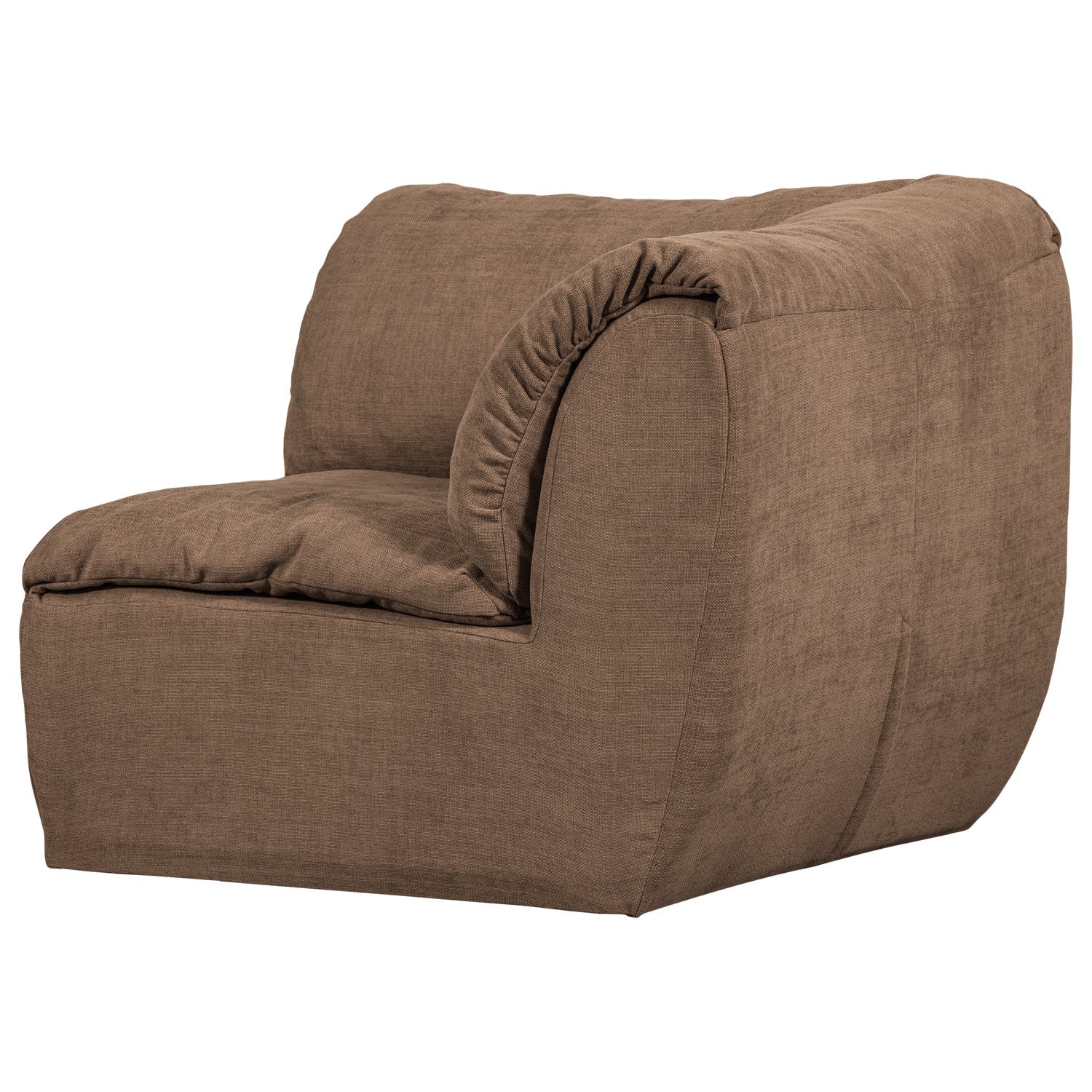 Sofa modułowa BAGGY - element narożny brązowy - Image 3