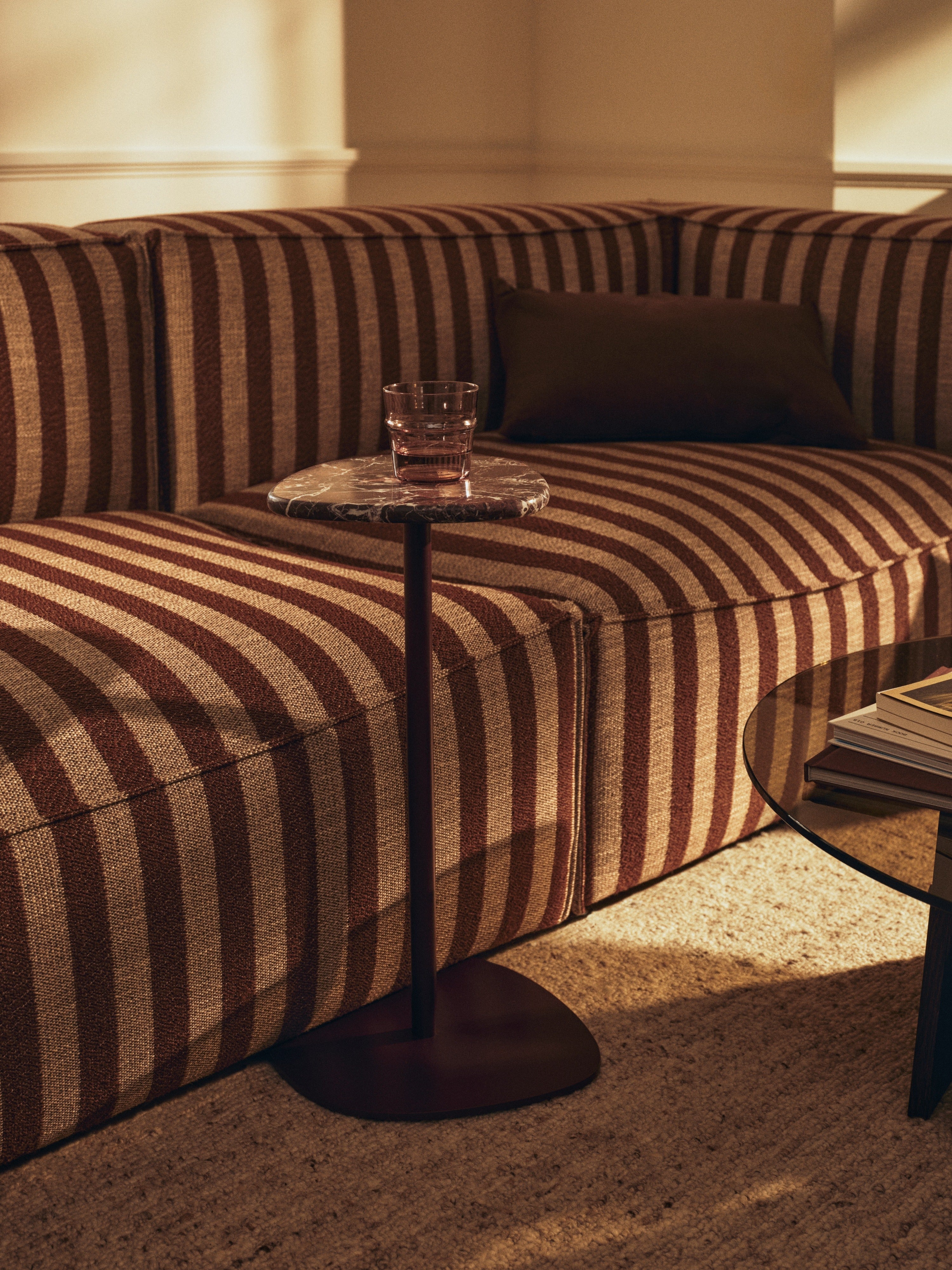 Sofa modułowa CATENA Louisiana - element narożny czarny z piaskowym - Image 2