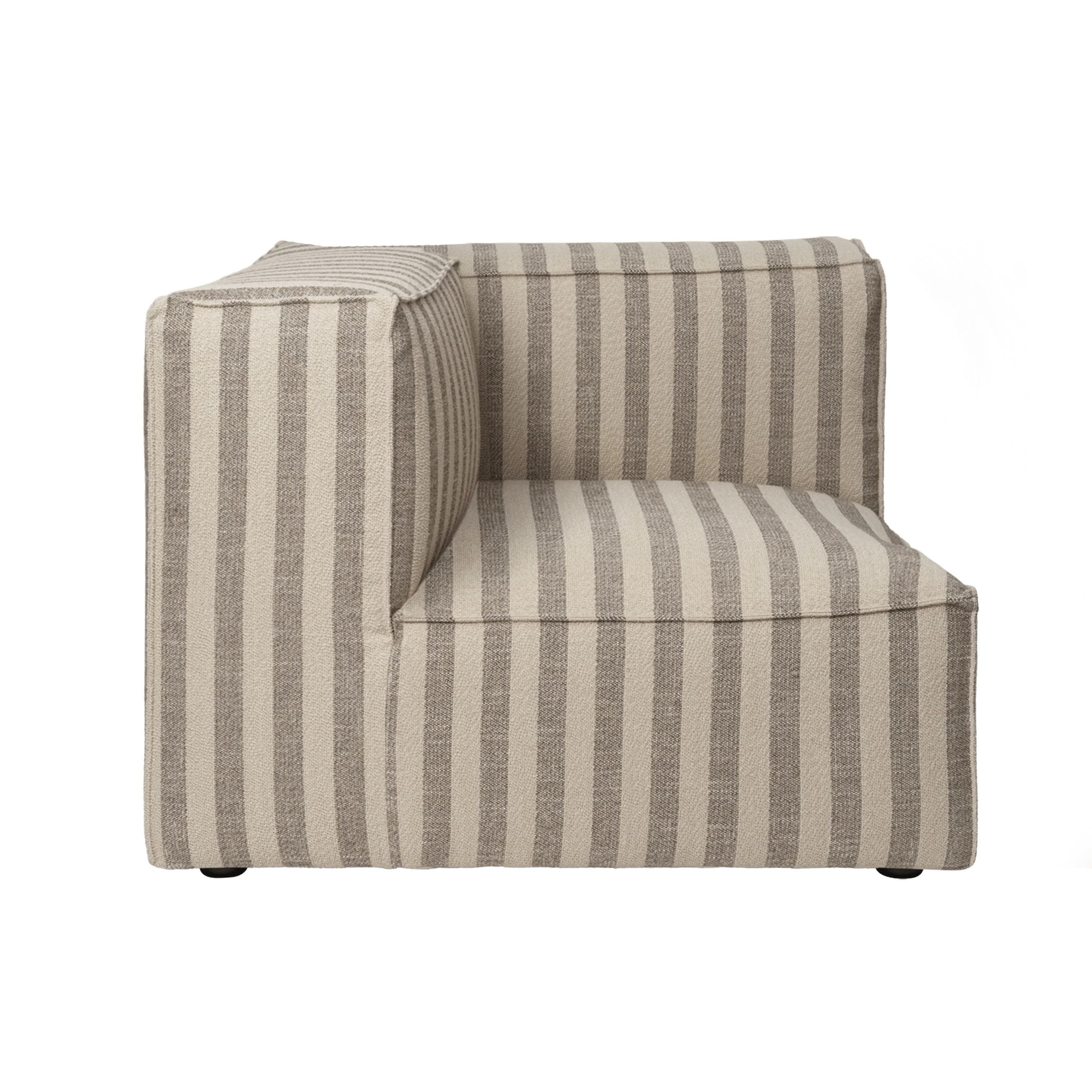 Sofa modułowa CATENA Louisiana - element narożny piaskowy ze złamanym białym