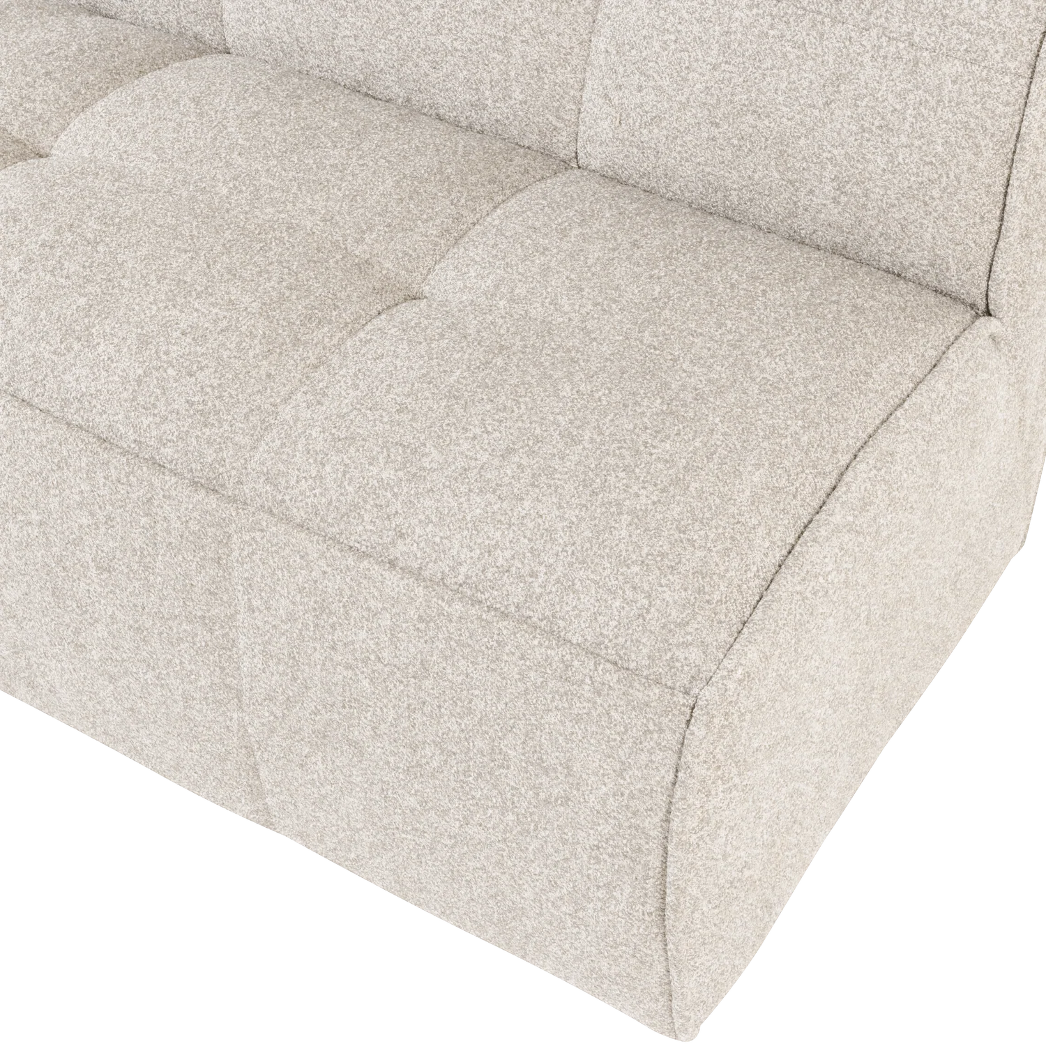 Sofa CLUSTER BENCH - moduł 3-osobowy piaskowy bouclé - Image 5