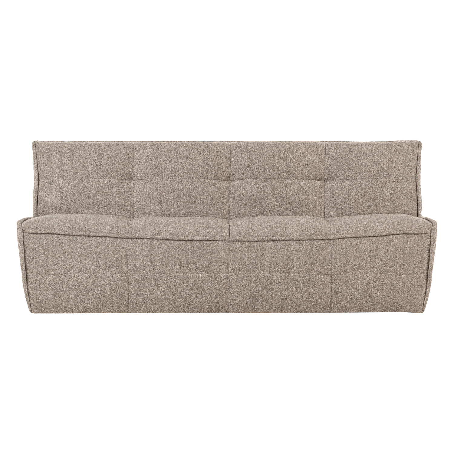 Sofa CLUSTER - moduł 3-osobowy beżowy bouclé - Image 3