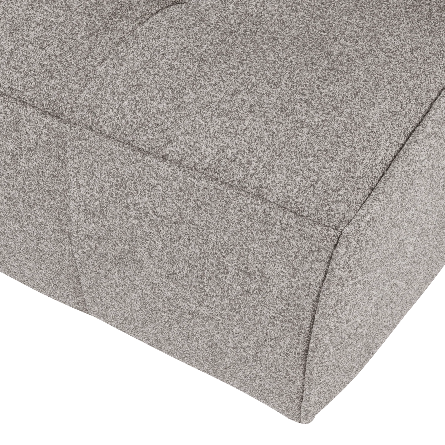 Sofa CLUSTER - moduł 3-osobowy szary bouclé - Image 5