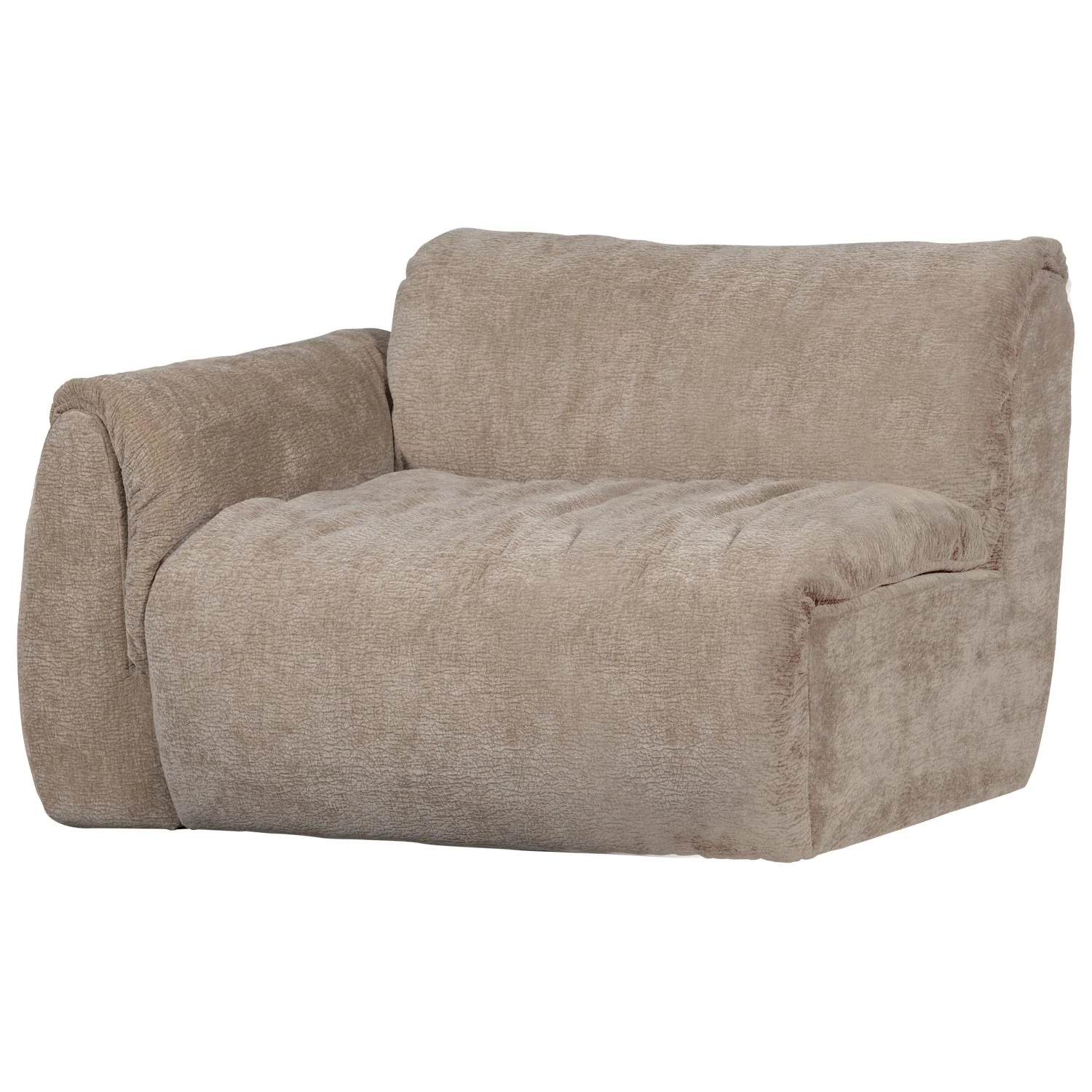 Sofa modułowa BAGGY 3D - element lewostronny piaskowy - Image 3
