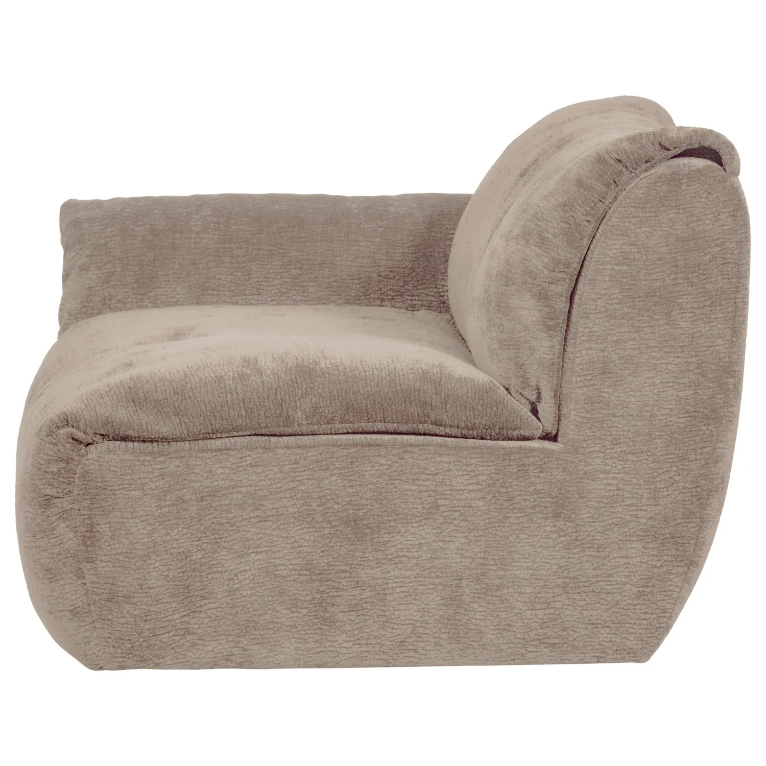 Sofa modułowa BAGGY 3D - element lewostronny piaskowy - Image 4