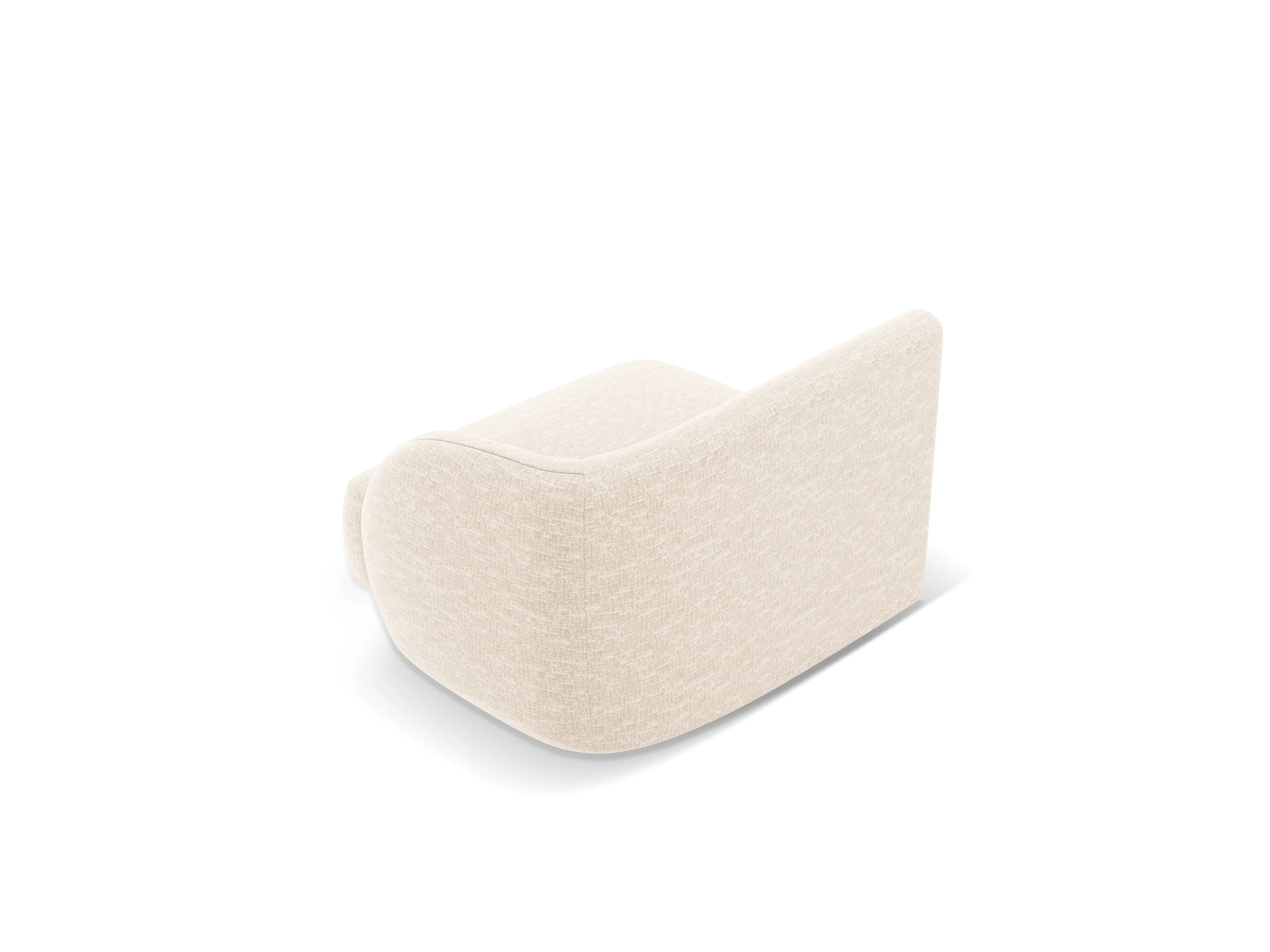 Sofa modułowa - moduł prawostronny MILEY kość słoniowa szenil - Image 4