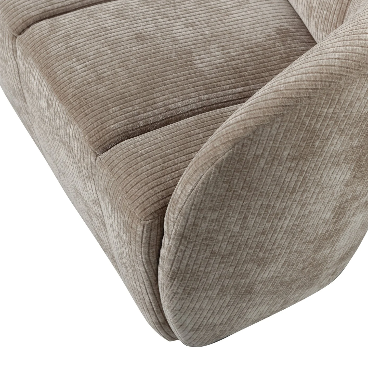 Sofa prawostronna 2-osobowa MOJO ciemny piaskowy sztruks - Image 7