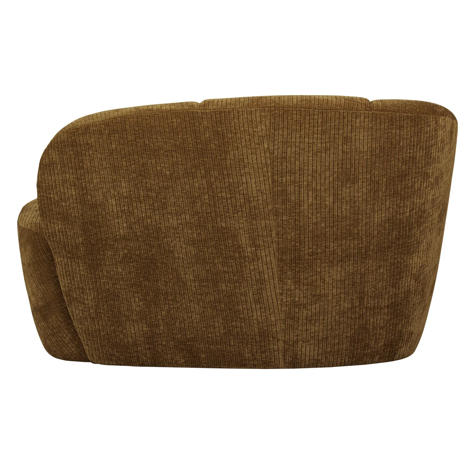 Sofa lewostronna 2-osobowa MOJO ciemny miodowy sztruks - Image 5
