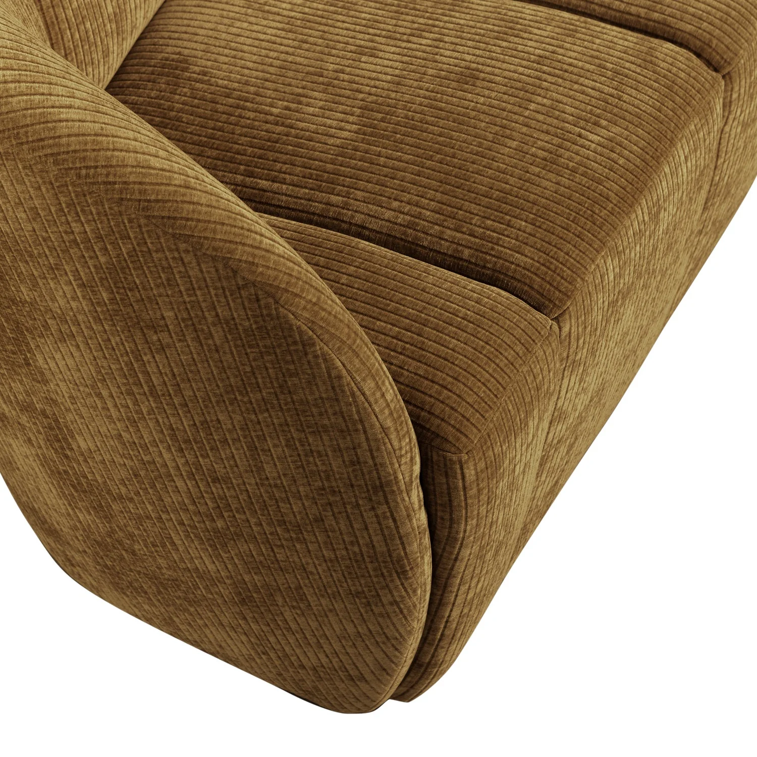 Sofa lewostronna 2-osobowa MOJO ciemny miodowy sztruks - Image 6
