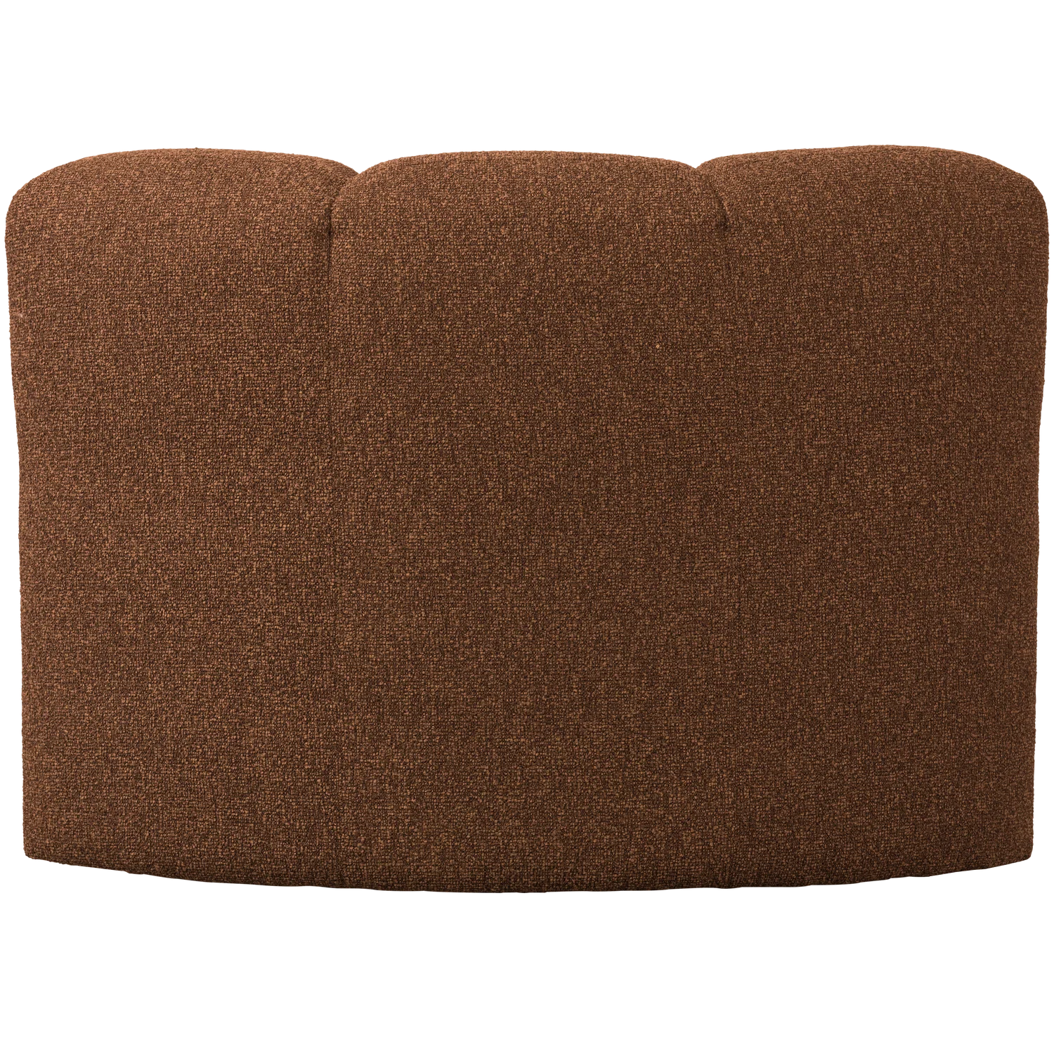 Sofa modułowa MOJO BENCH - element narożny rdzawy brązowy melanż boucle - Image 3