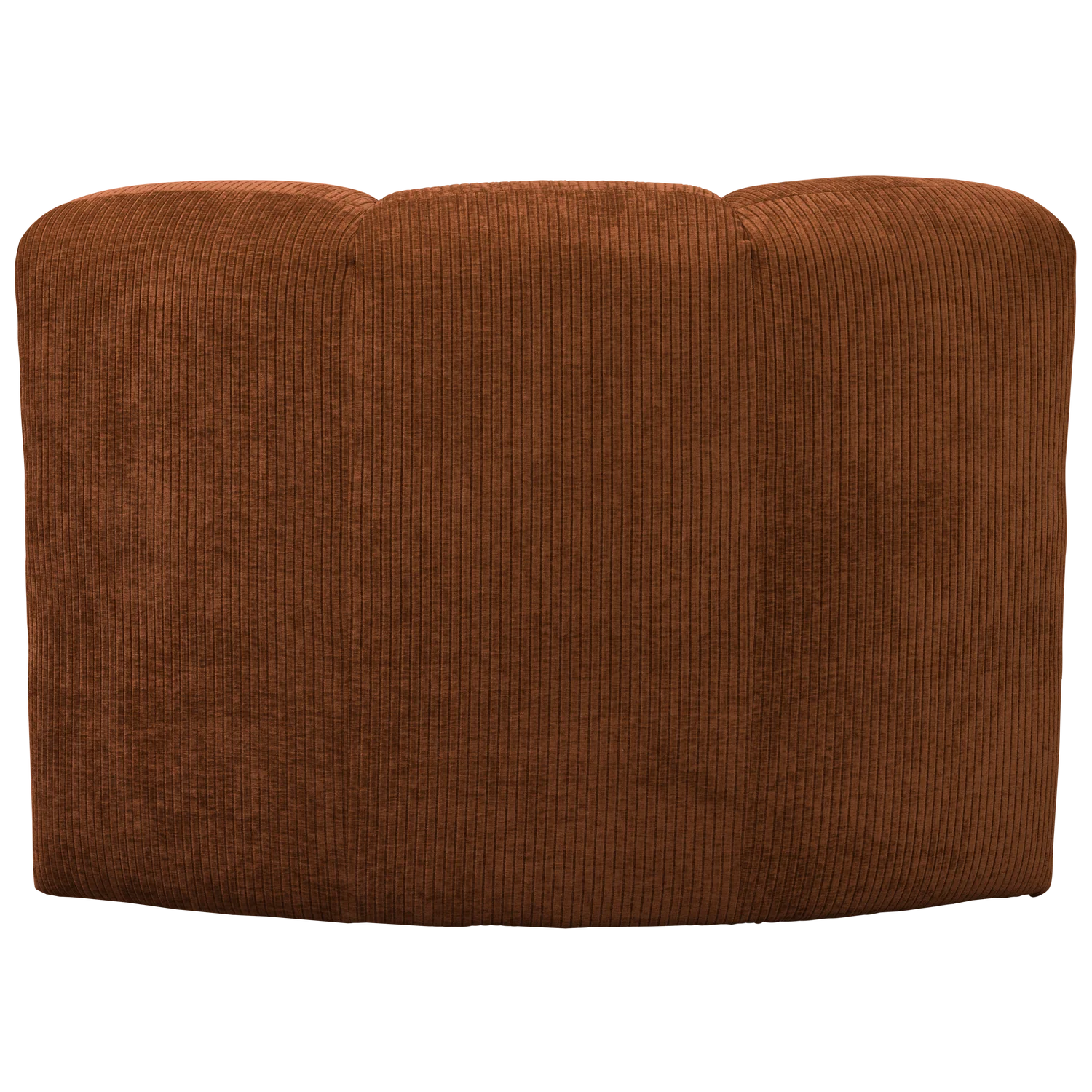 Sofa modułowa MOJO BENCH - element narożny rdzawy brązowy sztruks - Image 4