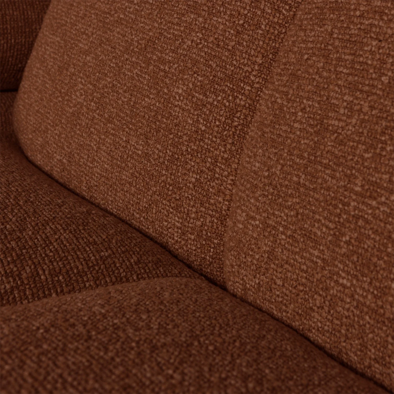Sofa modułowa MOJO - element 1,5-osobowy lewostronny rdzawy brązowy bouclé - Image 3