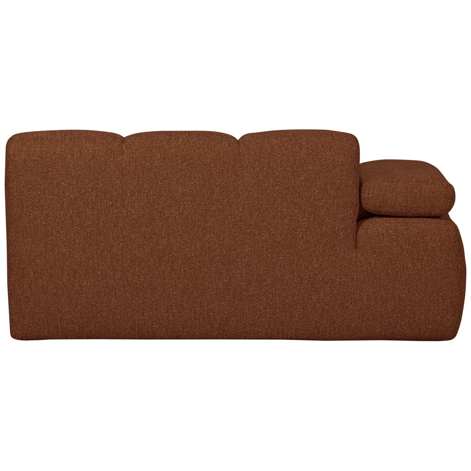 Sofa modułowa MOJO - element 1,5-osobowy lewostronny rdzawy brązowy bouclé - Image 8