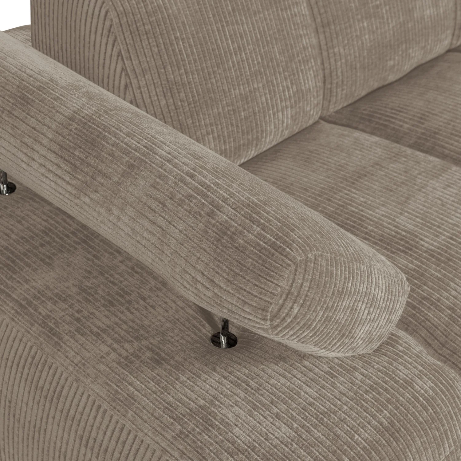 Sofa modułowa MOJO - element 1,5-osobowy lewostronny ciemny piaskowy sztruks - Image 3