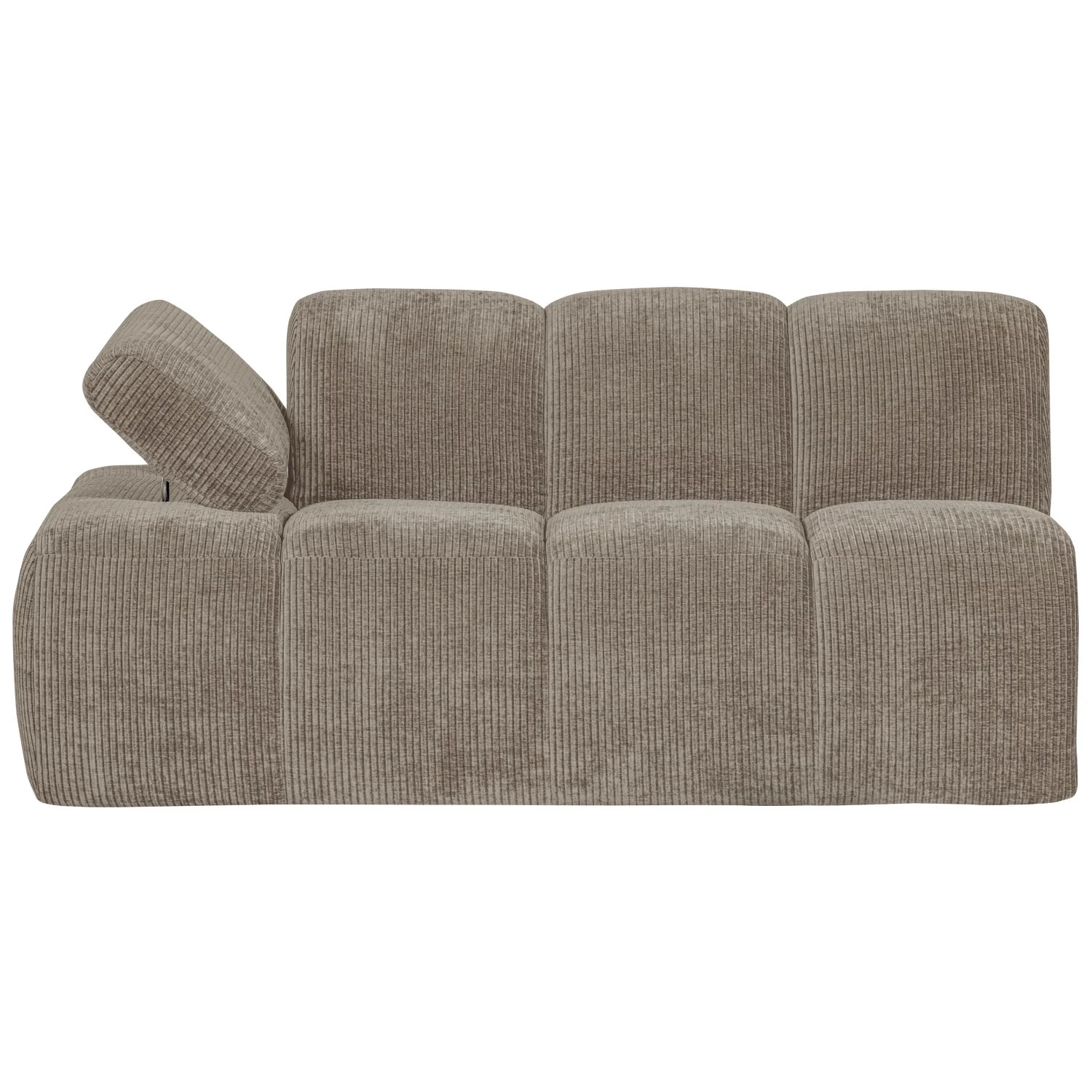Sofa modułowa MOJO - element 1,5-osobowy lewostronny ciemny piaskowy sztruks - Image 6