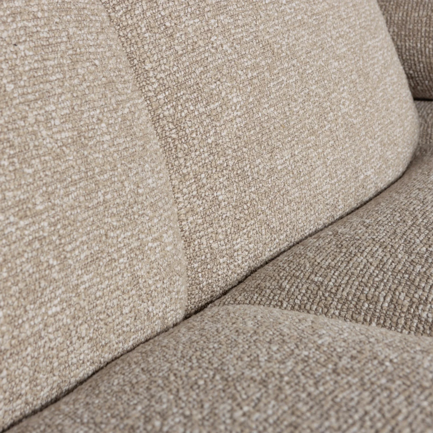 Sofa modułowa MOJO - element 1,5-osobowy prawostronny beżowy melanż bouclé - Image 3