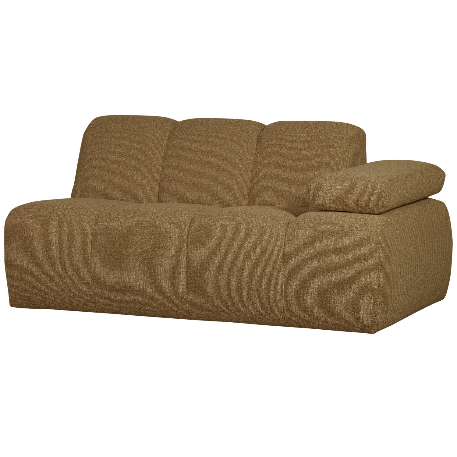 Sofa modułowa MOJO - element 1,5-osobowy prawostronny ciemny miodowy bouclé - Image 8