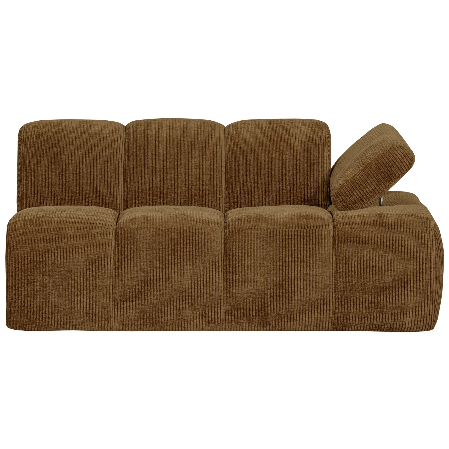 Sofa modułowa MOJO - element 1,5-osobowy prawostronny ciemny miodowy sztruks - Image 5