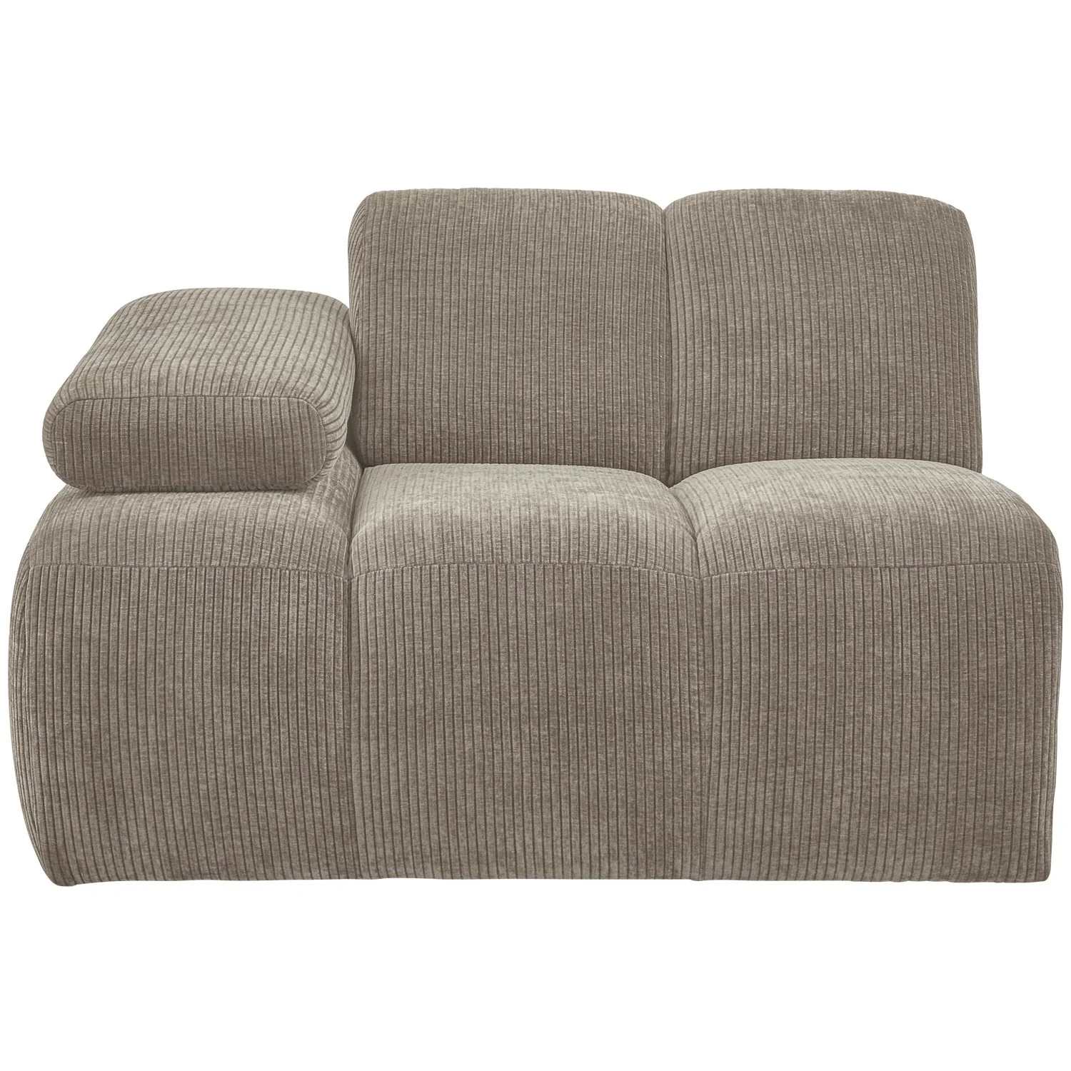 Sofa modułowa MOJO - element lewostronny ciemny piaskowy sztruks - Image 4