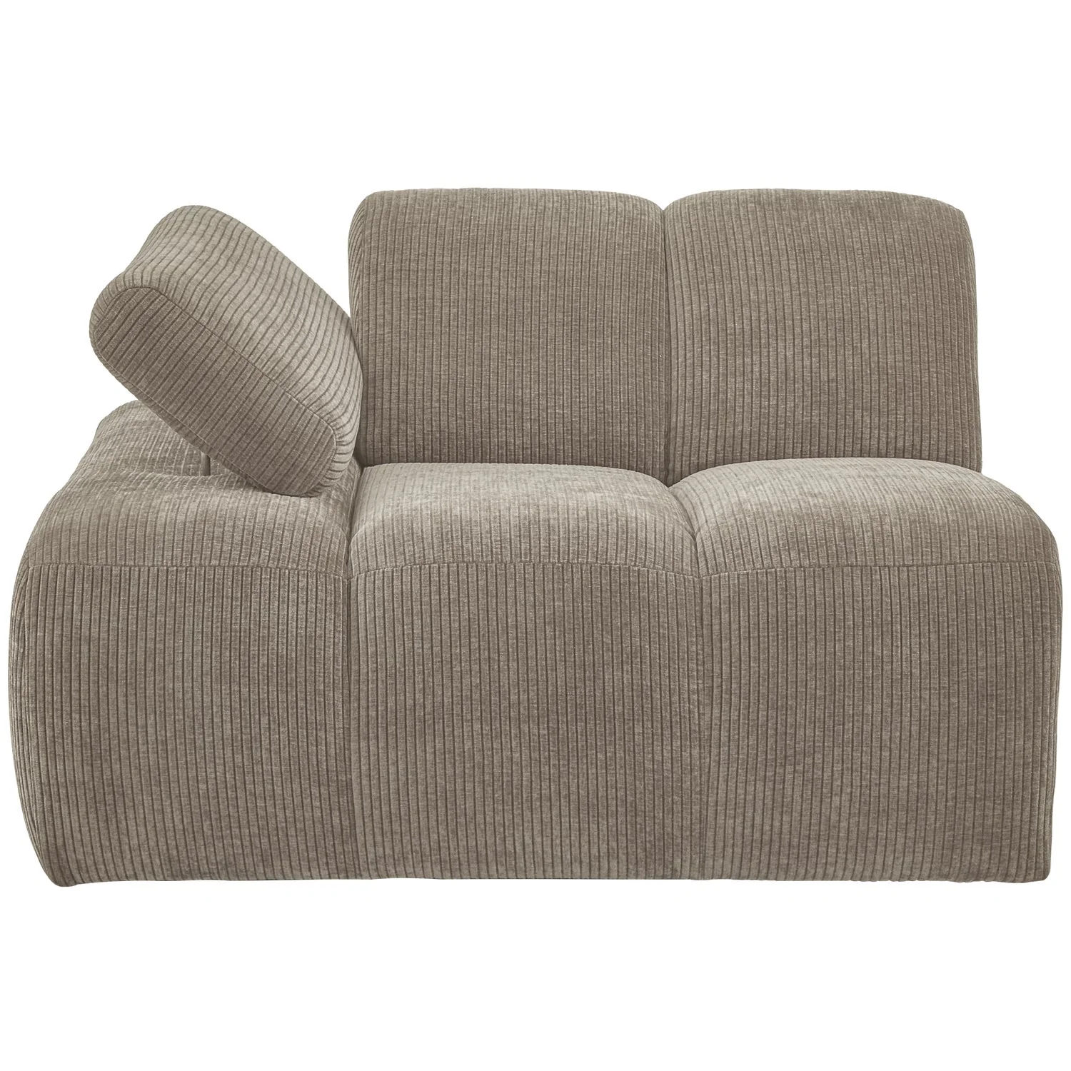 Sofa modułowa MOJO - element lewostronny ciemny piaskowy sztruks - Image 5