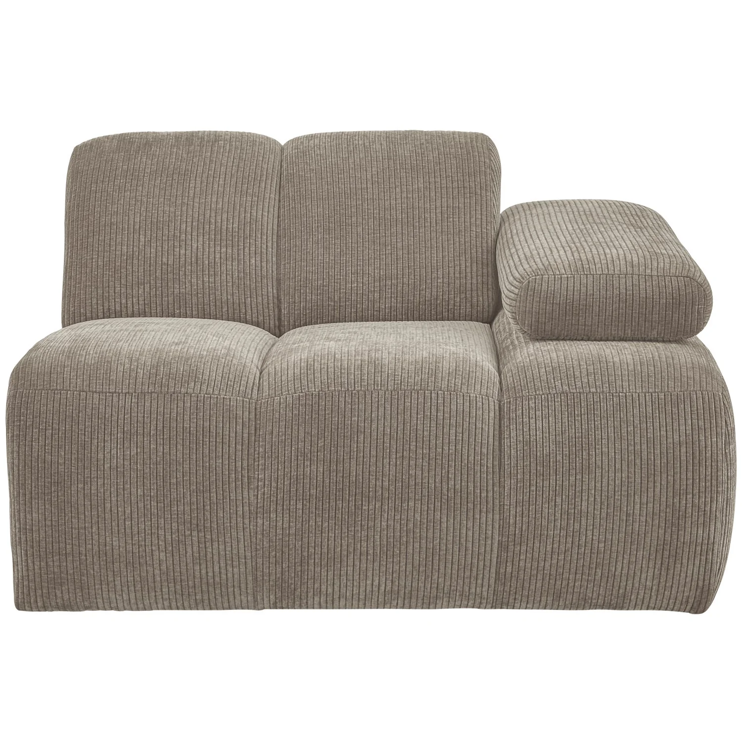 Sofa modułowa MOJO - element prawostronny ciemny piaskowy sztruks - Image 3