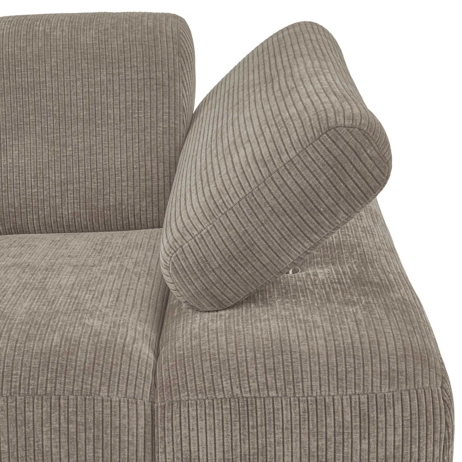Sofa modułowa MOJO - element prawostronny ciemny piaskowy sztruks - Image 4