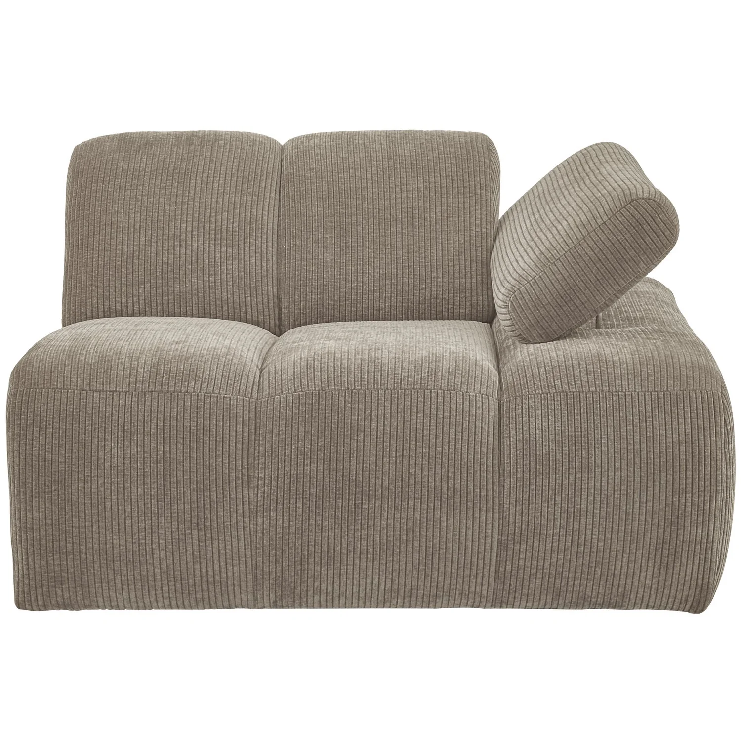 Sofa modułowa MOJO - element prawostronny ciemny piaskowy sztruks - Image 5