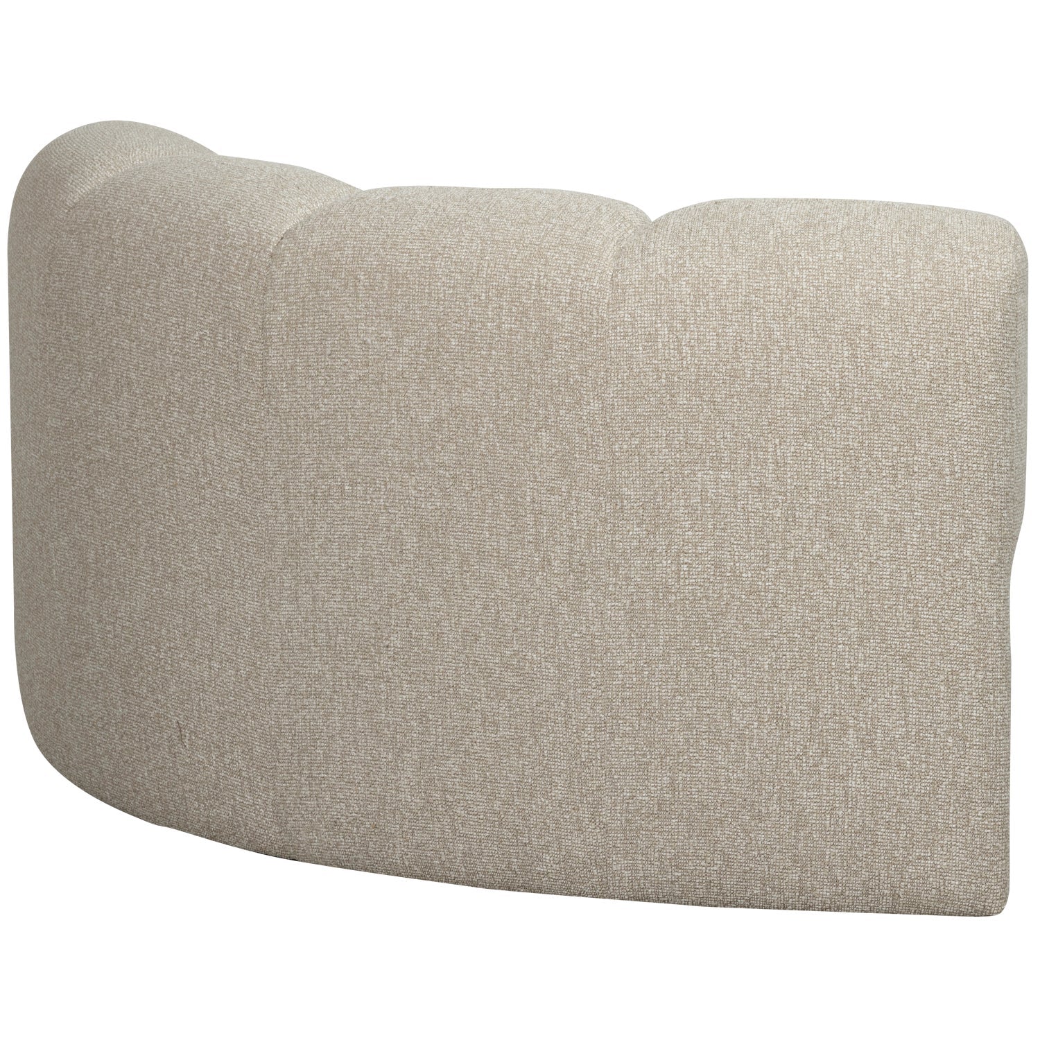 Sofa modułowa MOJO - element narożny beżowy melanż bouclé - Image 5
