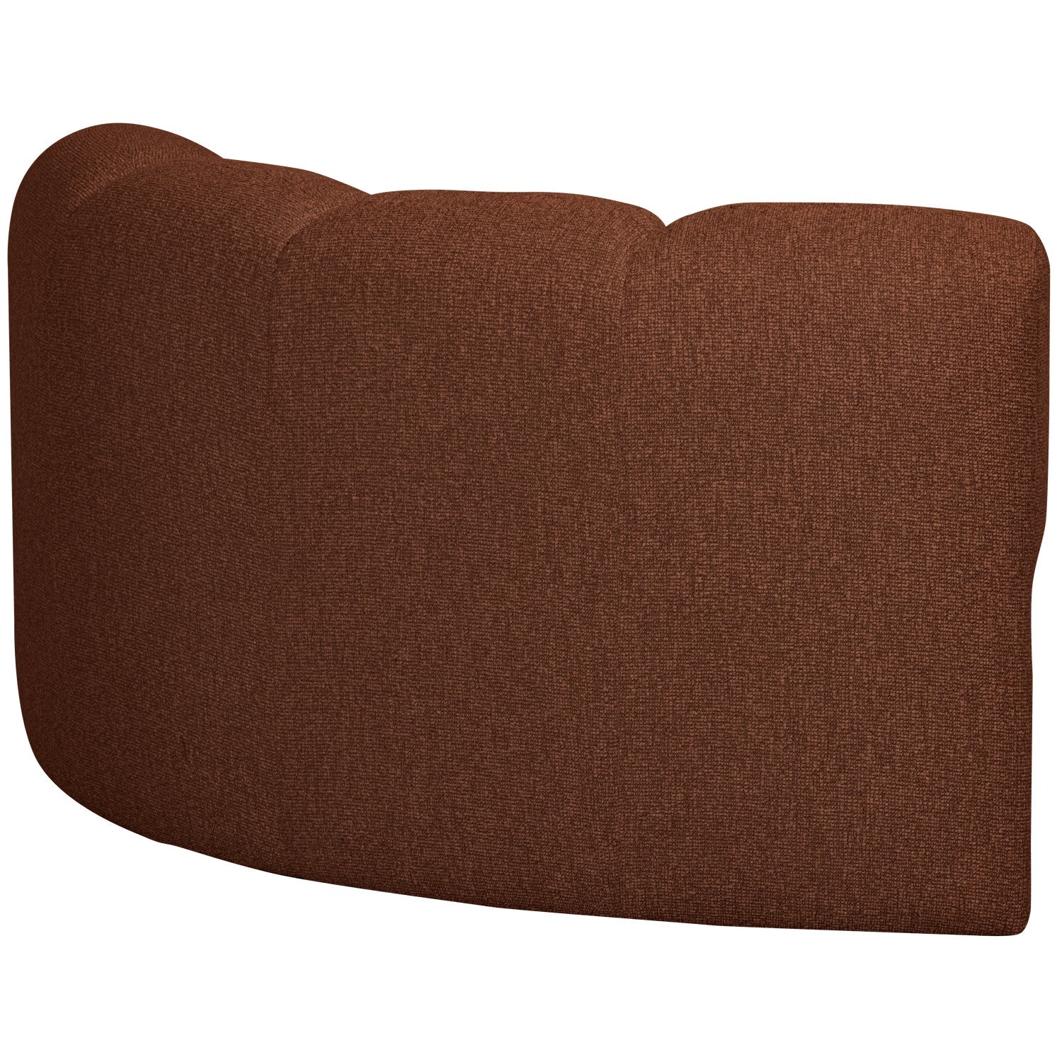 Sofa modułowa MOJO - element narożny rdzawy brązowy bouclé - Image 6