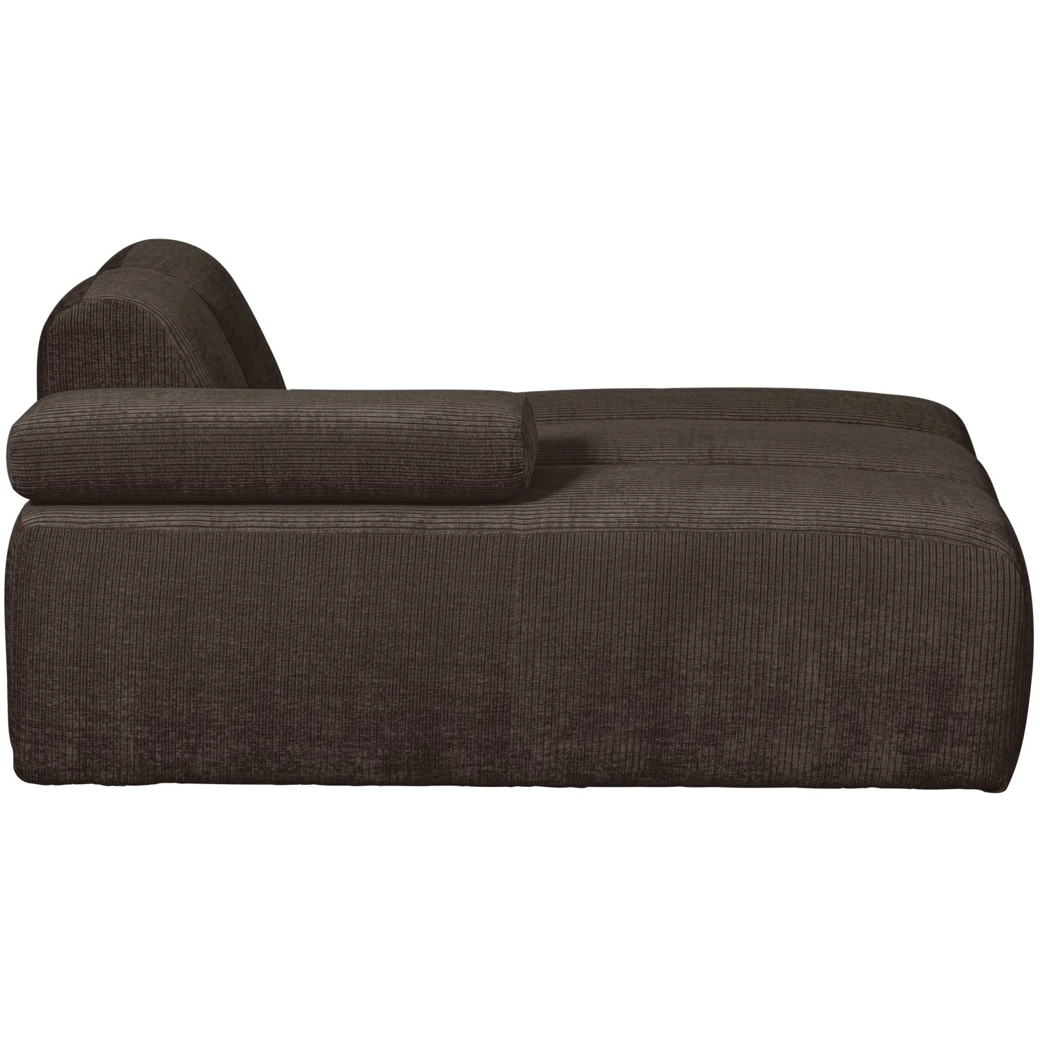 Sofa modułowa MOJO - szezlong lewostronny ciemnobrązowy sztruks - Image 9