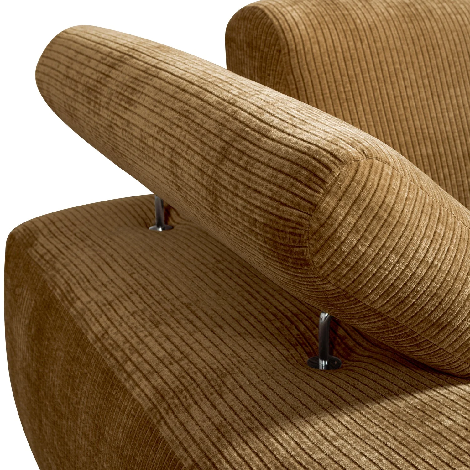 Sofa modułowa MOJO - szezlong lewostronny ciemny miodowy sztruks - Image 3