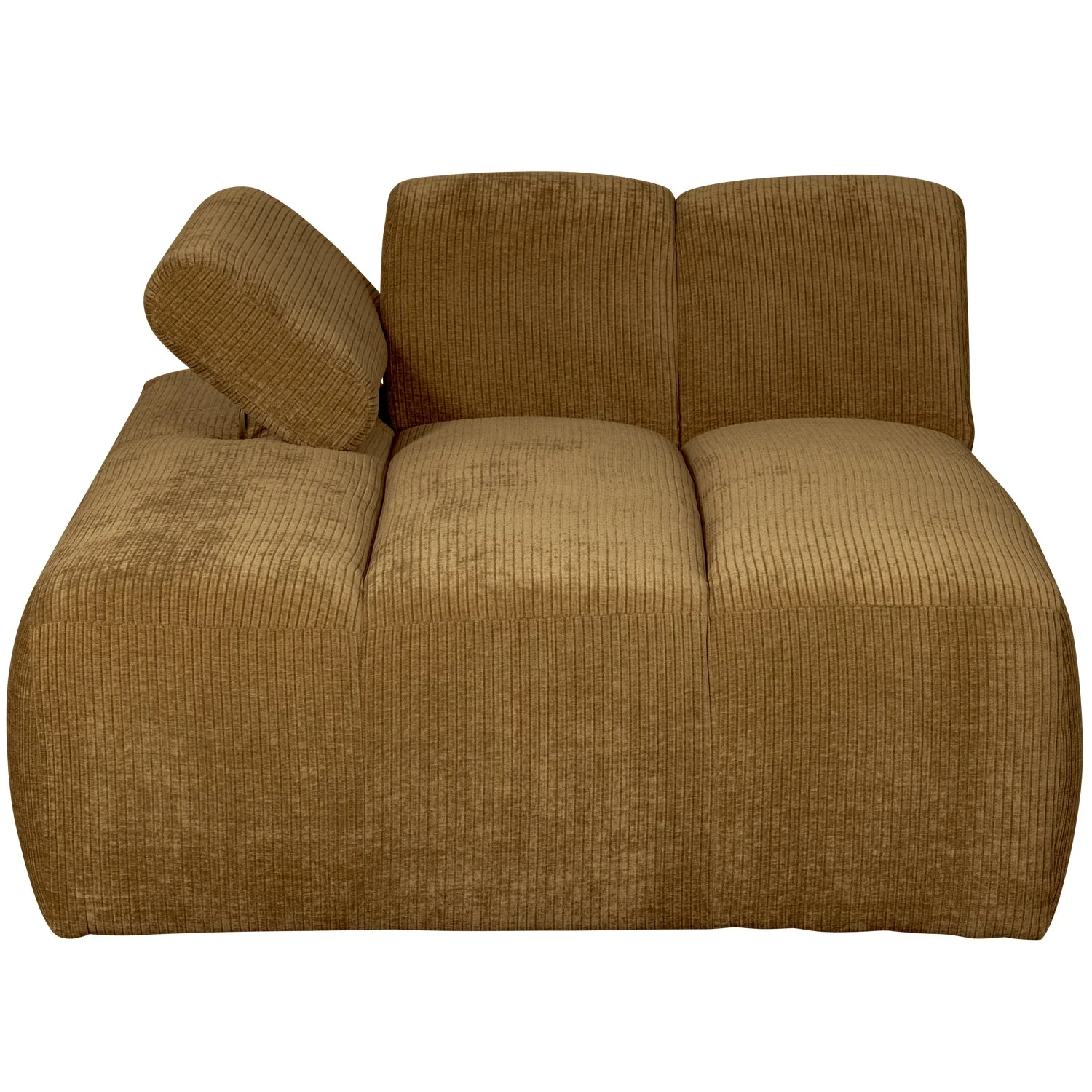 Sofa modułowa MOJO - szezlong lewostronny ciemny miodowy sztruks - Image 6