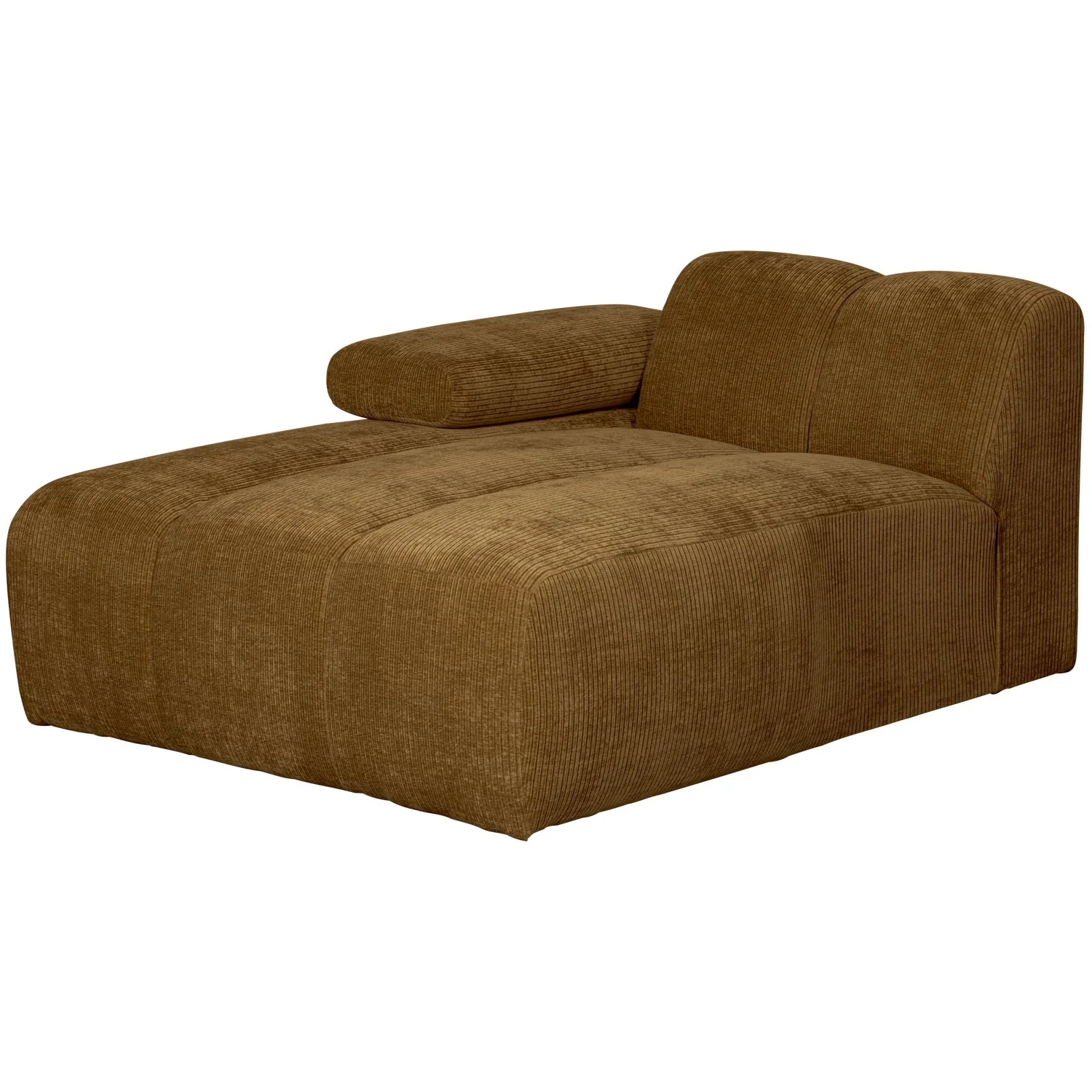 Sofa modułowa MOJO - szezlong lewostronny ciemny miodowy sztruks - Image 8
