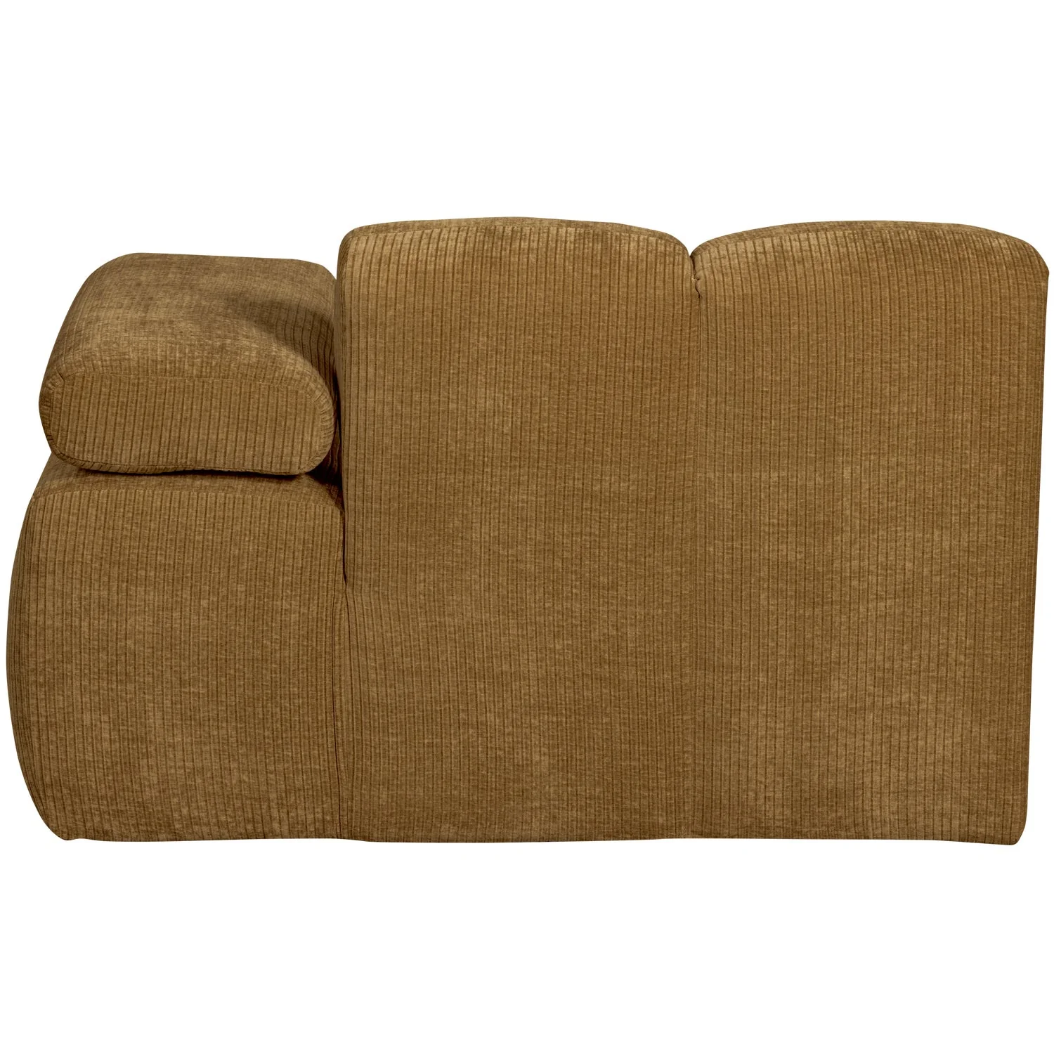 Sofa modułowa MOJO - szezlong prawostronny ciemny miodowy sztruks - Image 10
