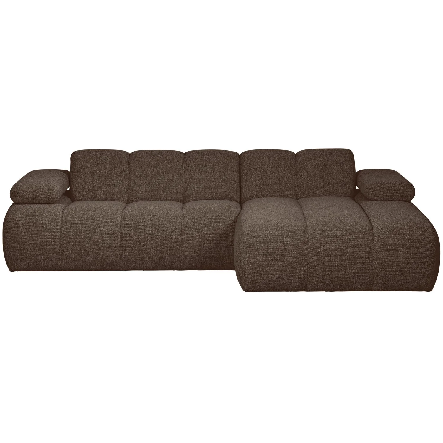 Narożnik modułowy prawostronny MOJO ciemnobrązowy bouclé - Image 4