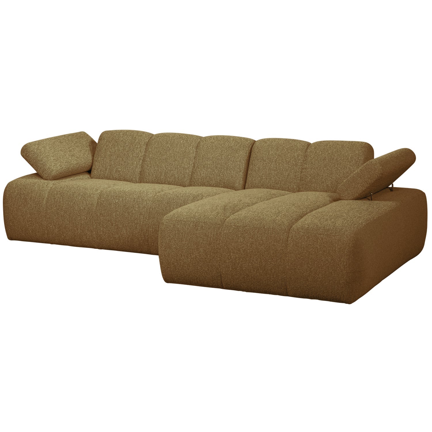 Narożnik modułowy prawostronny MOJO ciemny miodowy bouclé - Image 5